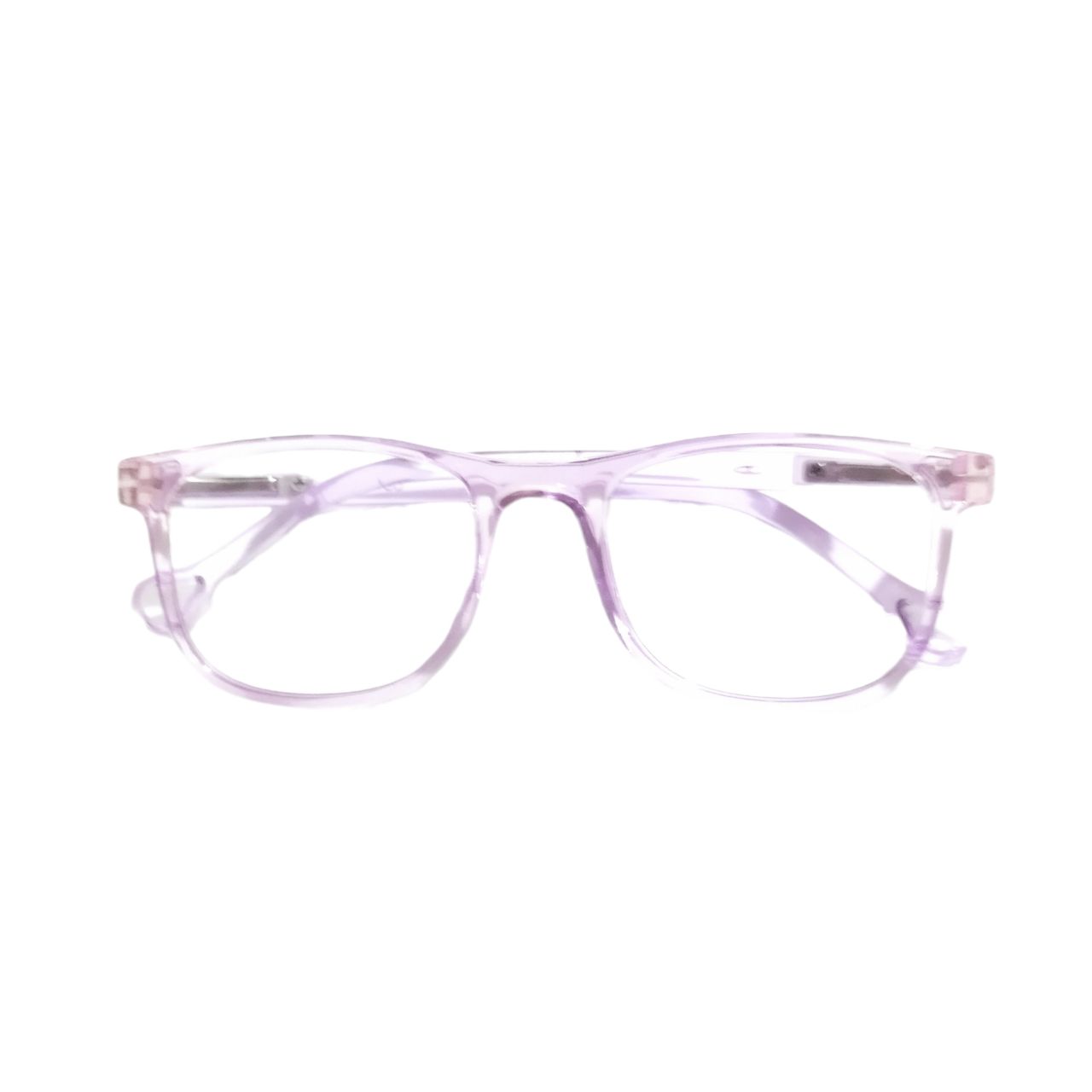 Transparent Purple Kids Eyeglass Frames for Ages 4-7 Years - Lightweight & Durable Children's Glasses for School, Reading & Daily Use