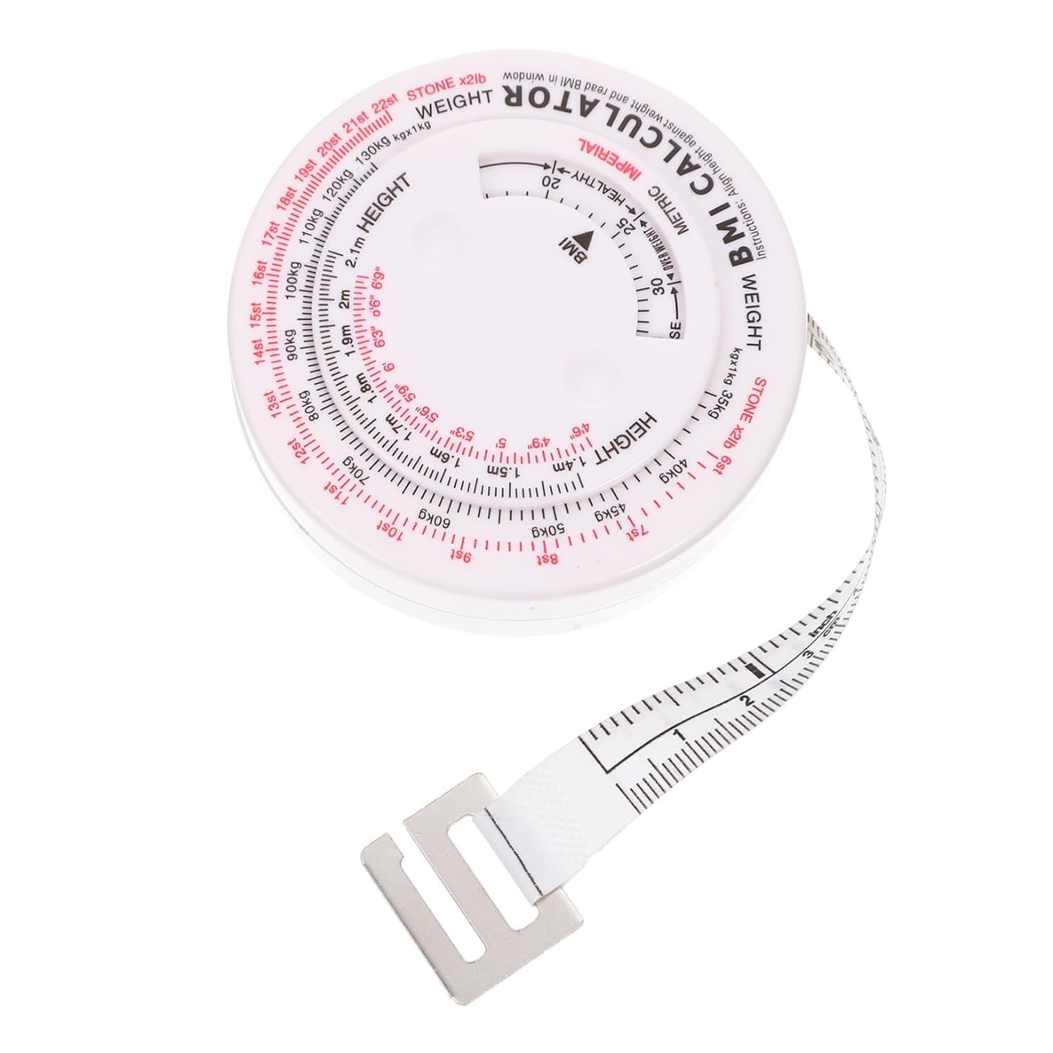 Precision Retractable Body Measuring Tape - Accurate Fitness & Weight Loss Tracking Tool for Home Gym, Yoga, and Health Monitoring