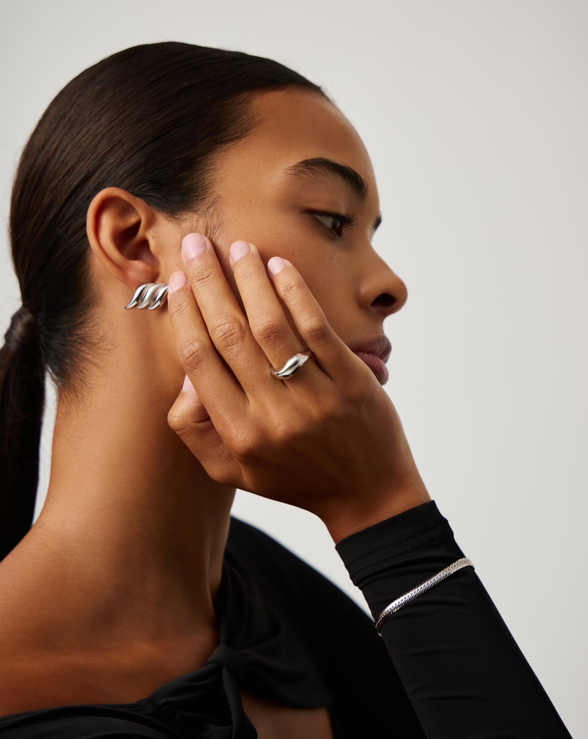 Savi Signature Stacking Ring Set - Sterling Silver Rings for Women - Perfect for Layering, Everyday Wear & Gift Giving
