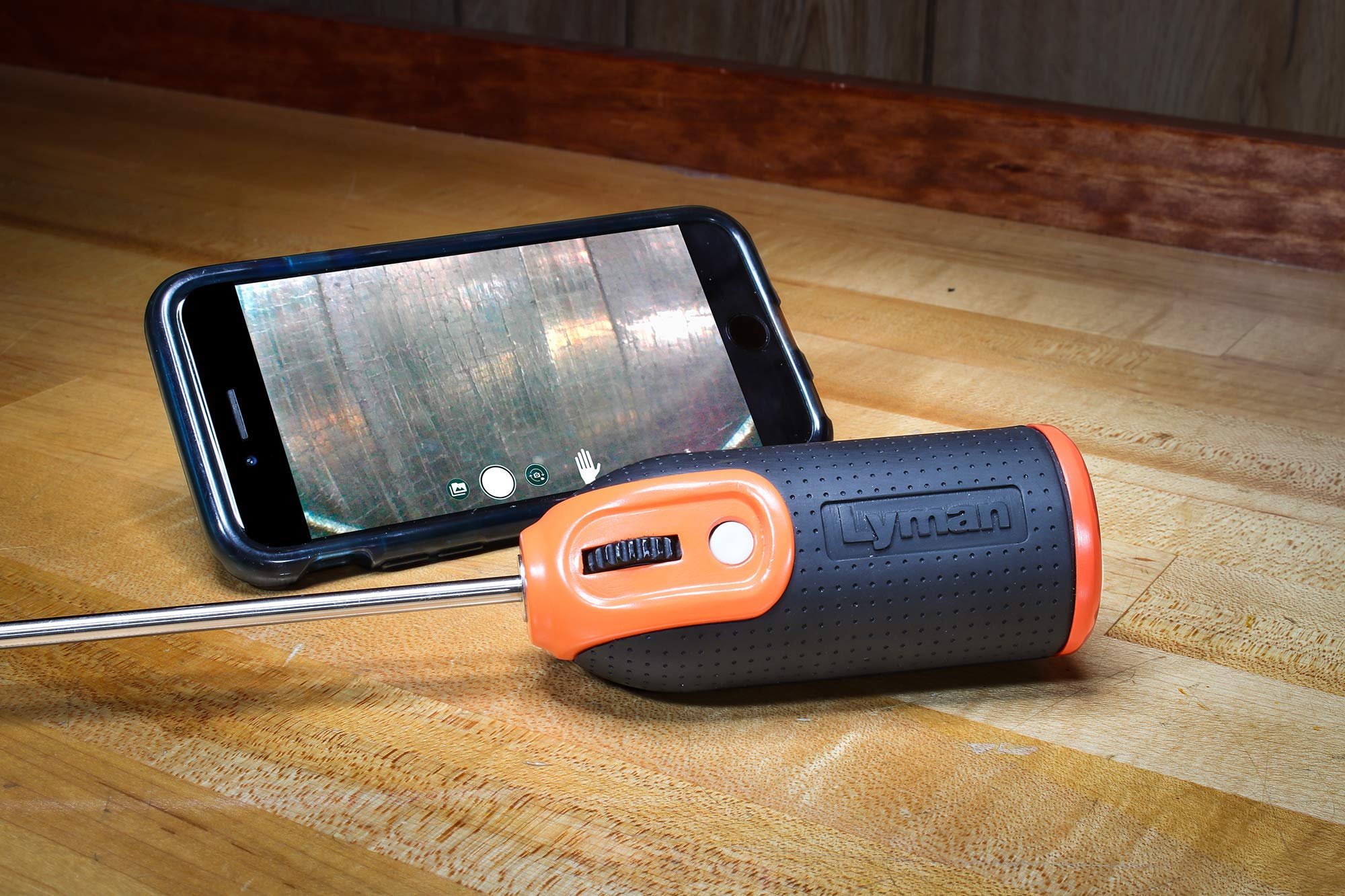 Lyman Borecam Pro - Wireless Borescope Camera with HD Inspection, 5.5mm Snake Camera for Guns, Pipes & Automotive Use (Home, Workshop & Industrial Applications)