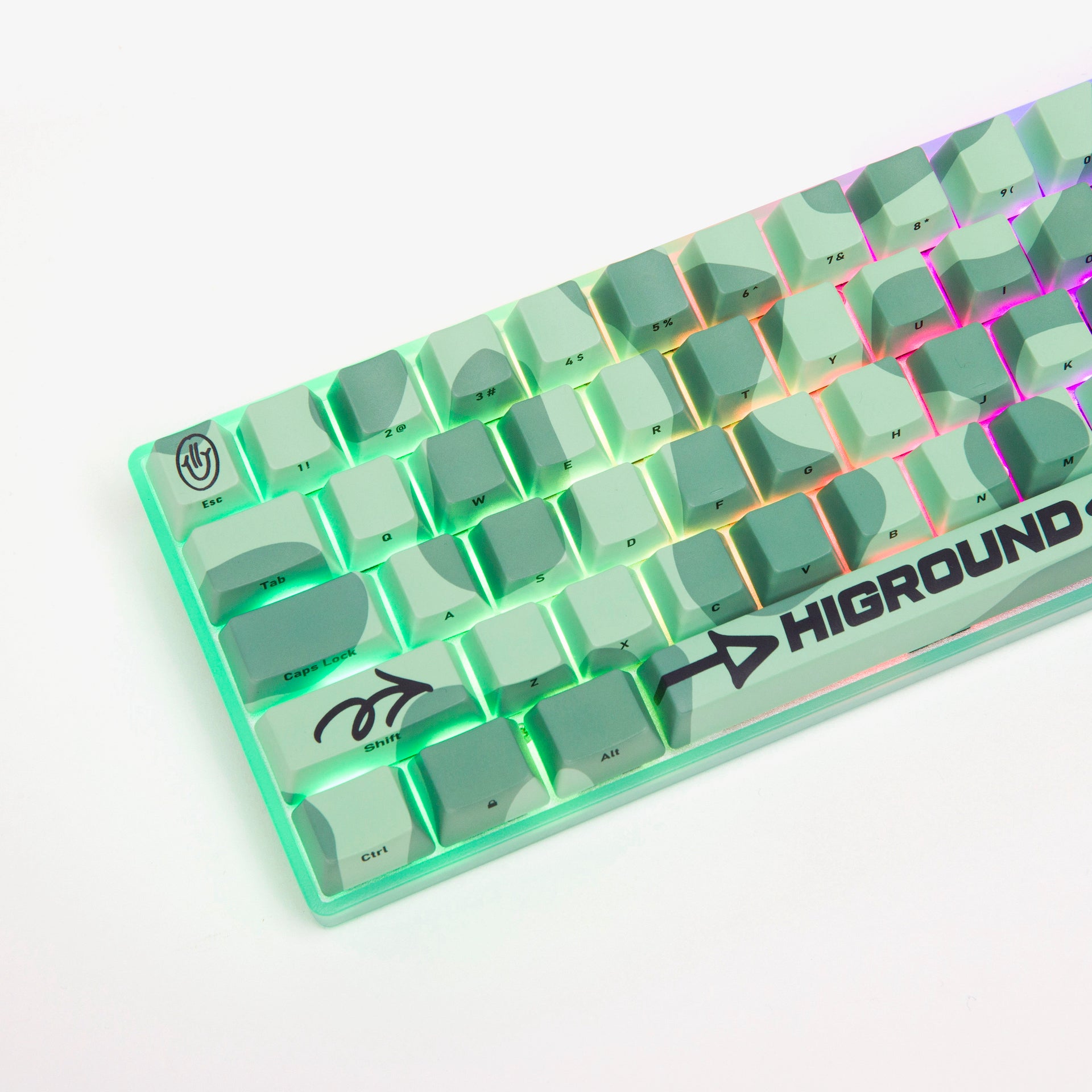 Graffiti Keyboard - Wireless Mechanical Gaming Keyboard with RGB Backlit, Customizable Keys for PC & Mac - Perfect for Gamers, Programmers & Artists