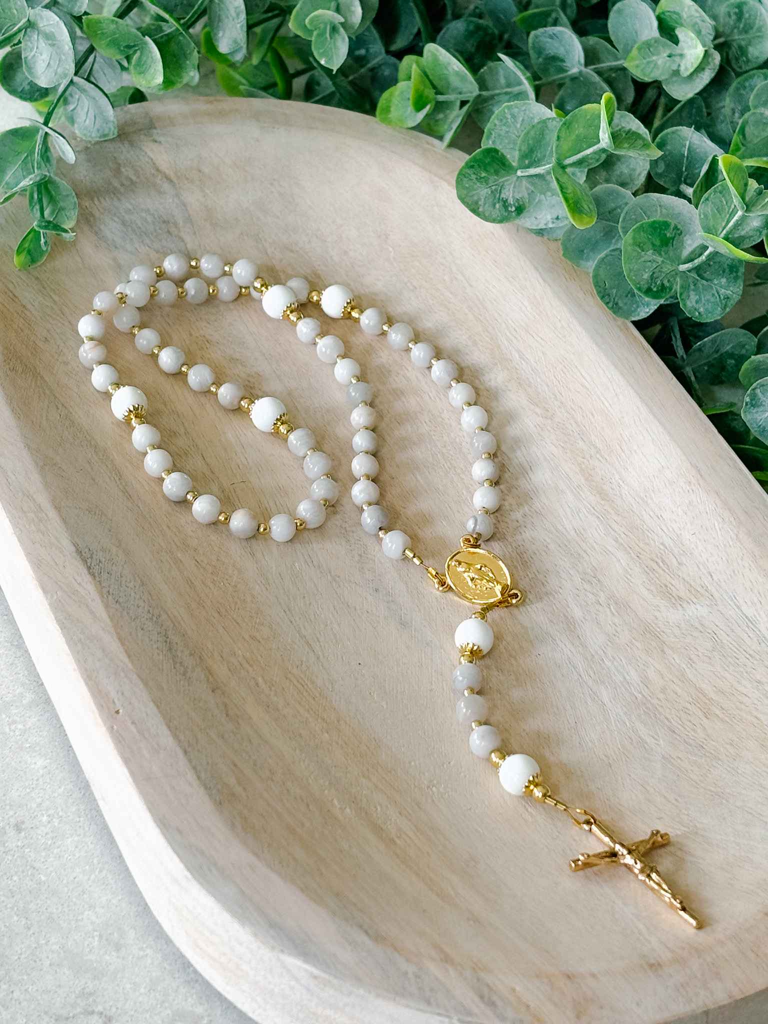 Handmade Wooden Rosary Beads - The Contemplative Heart Rosary for Catholic Prayer & Meditation | Perfect for Daily Devotion, Spiritual Gifts & Religious Ceremonies