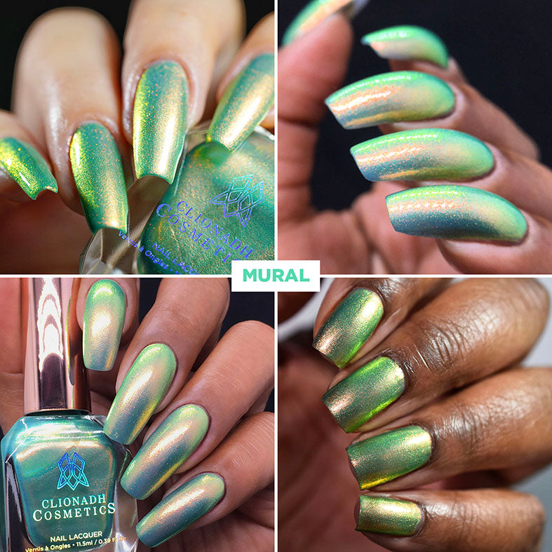 Premium Mural Nail Lacquer - Long Lasting Nail Polish with Vibrant Colors for Women | Perfect for Home Manicures, Parties & Special Occasions