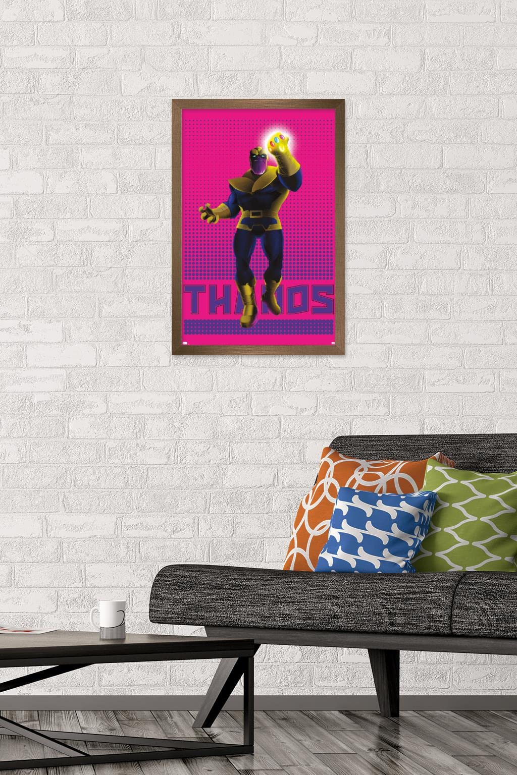 Trends International Marvel Shape of a Hero - Thanos Wall Poster, 14.725