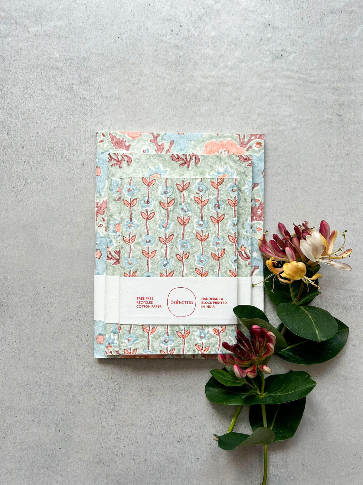 Posie Notebook - A5 Hardcover Journal with Lined Pages, Duck Egg Blue - Perfect for Journaling, Note Taking, and Gift Giving