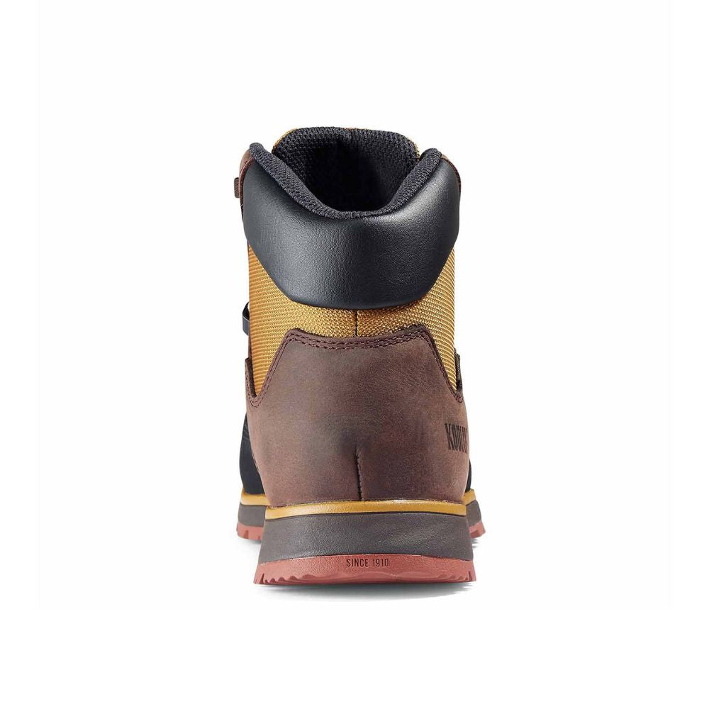 Kodiak Greb Women's Waterproof Steel Toe Hiking Work Boots - Brown (KD0A834YA08) | Durable Safety Shoes for Construction, Outdoor Work & Hiking Adventures