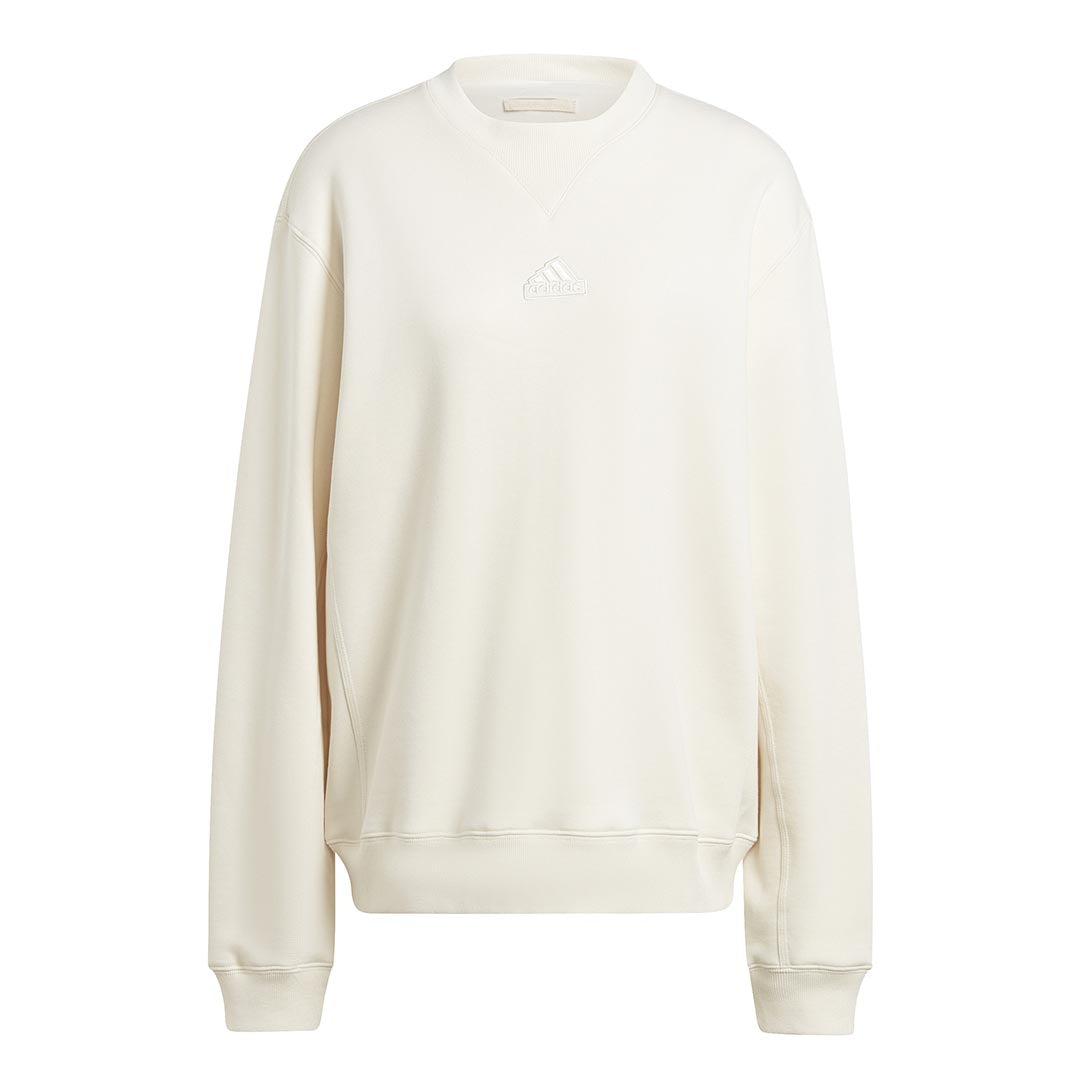 Adidas Unisex Lounge Fleece Sweatshirt - Soft Comfortable Pullover Hoodie for Men & Women | Perfect for Casual Wear, Gym, and Outdoor Activities (IN1736)