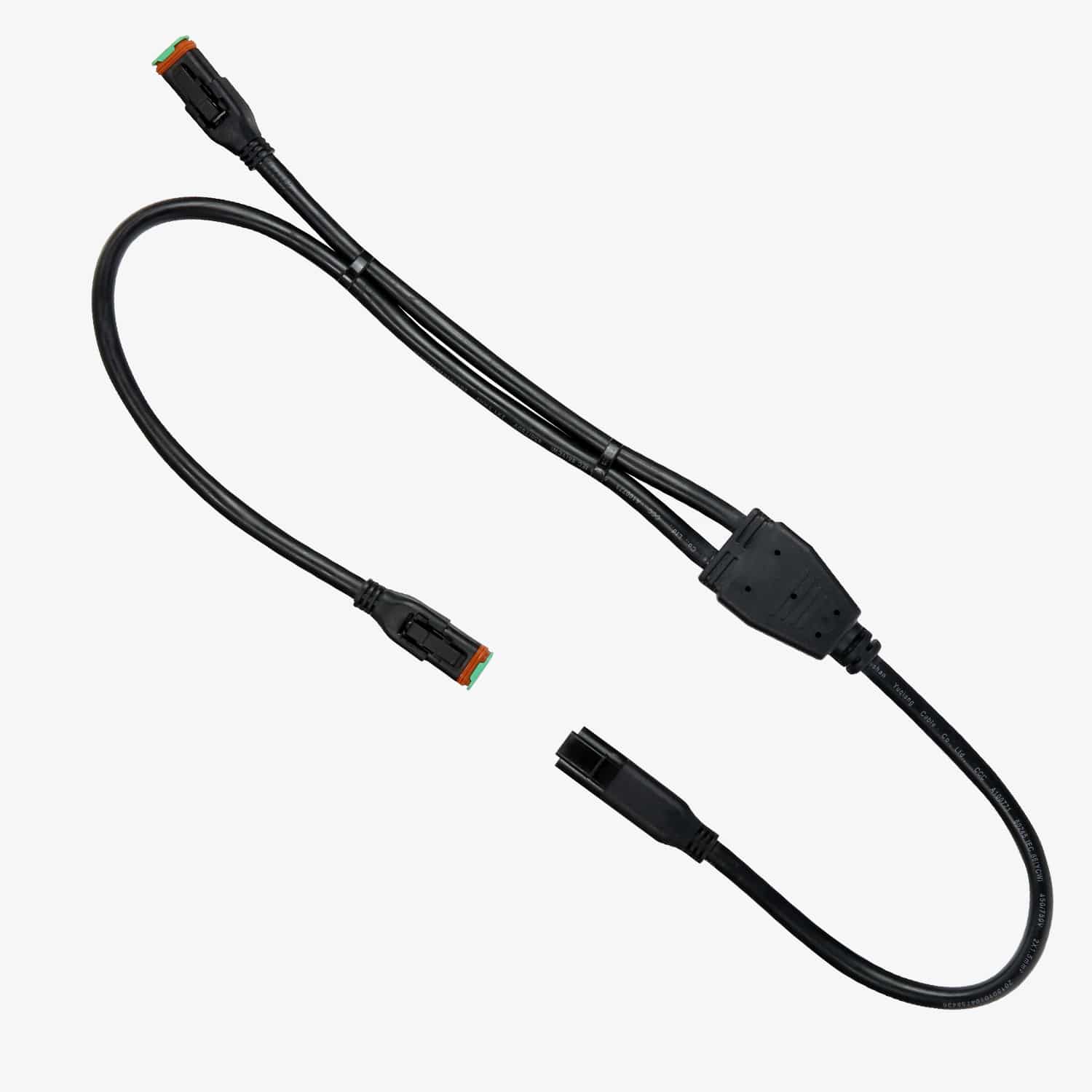 1 into 2 Deutsch DT Splitter Cable - High Quality Audio Video Signal Splitter for Car Stereo, Home Theater & Professional AV Systems