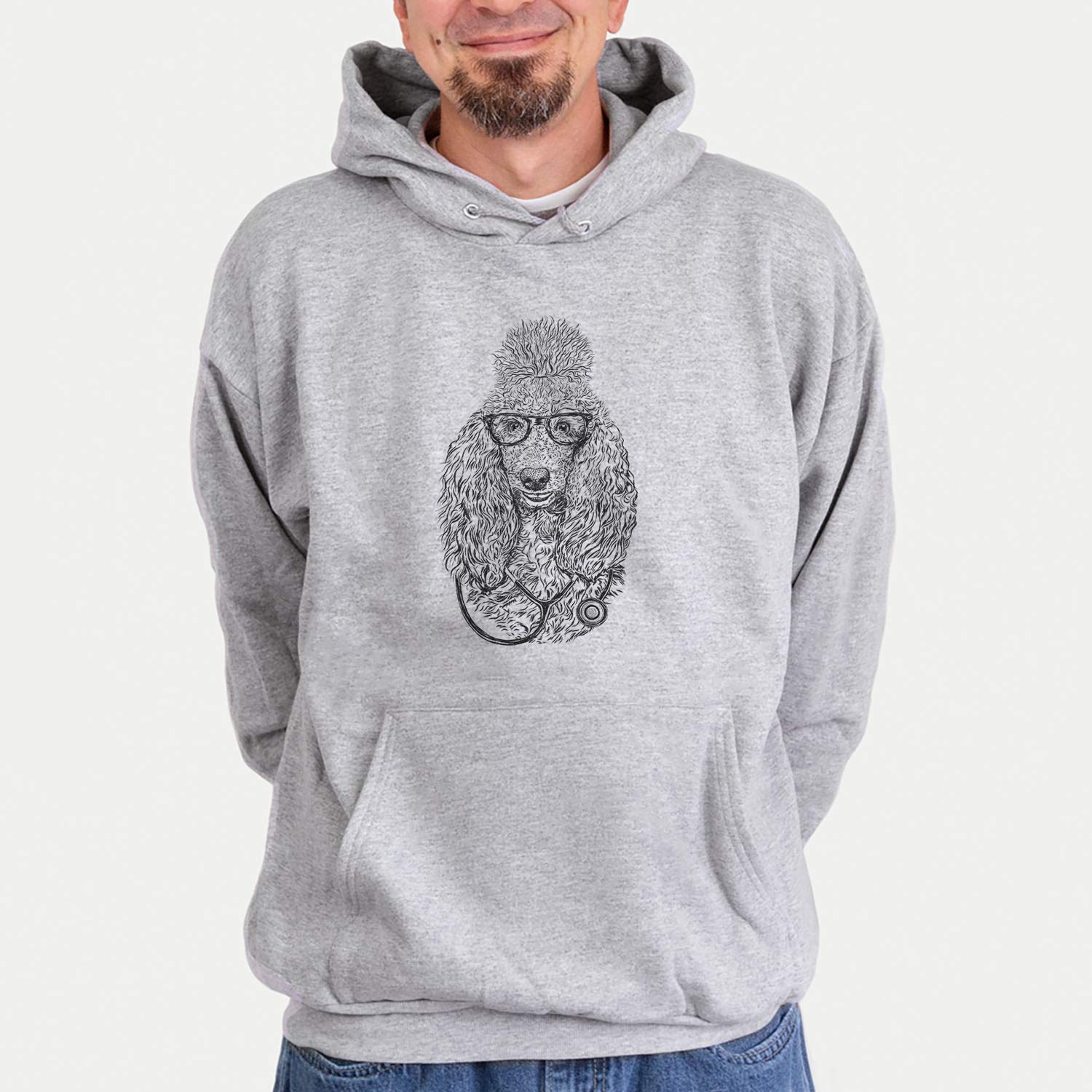 Kenna The Poodle Dog Triblend T-Shirt - Cute Poodle Graphic Tee for Dog Lovers | Soft Cotton Blend Shirt for Casual Wear, Pet Owner Gifts & Dog-Themed Outfits