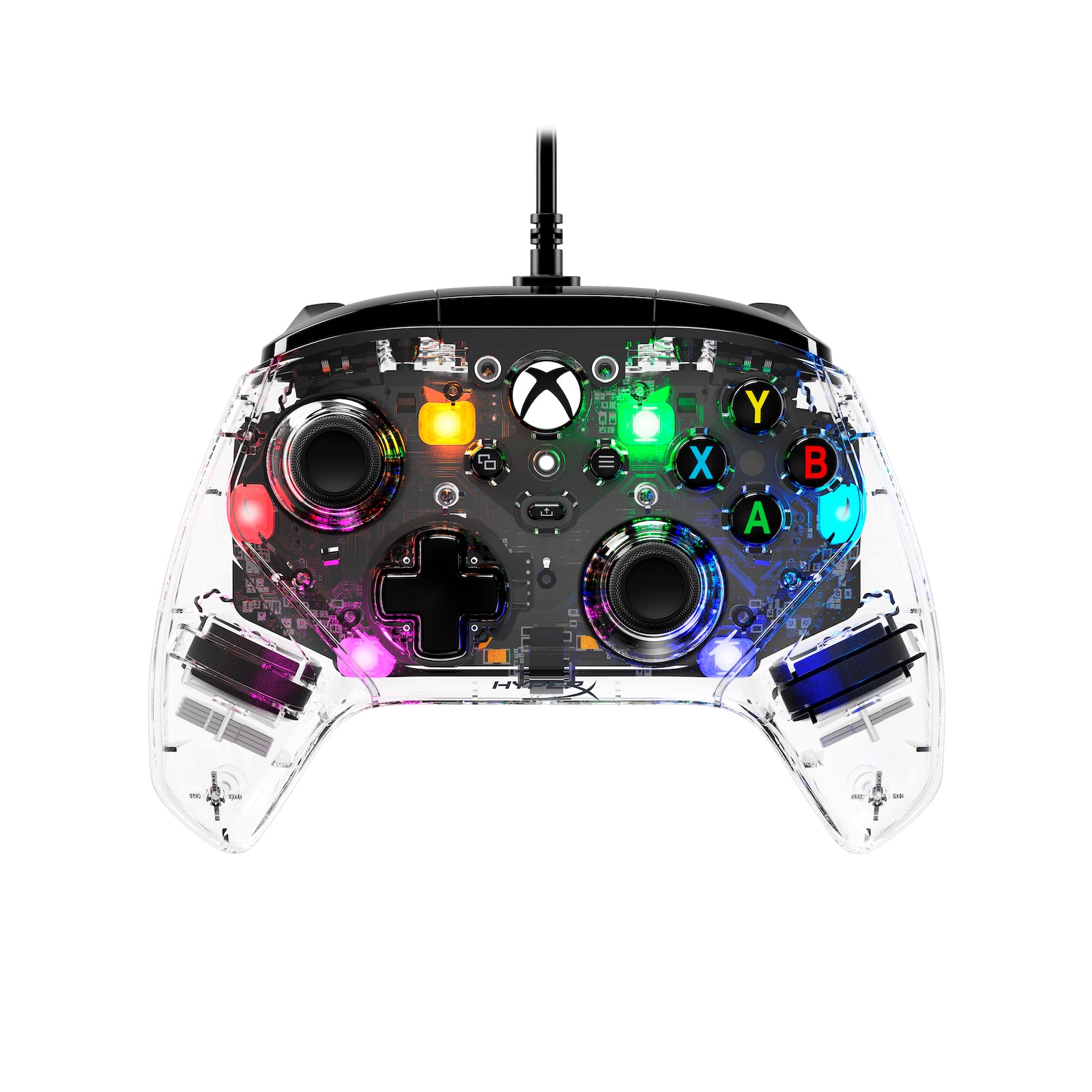 HyperX Clutch Gladiate RGB Gaming Controller for Xbox & PC - Wireless Gamepad with Customizable Buttons & Ergonomic Design - Perfect for FPS, Racing & Action Games