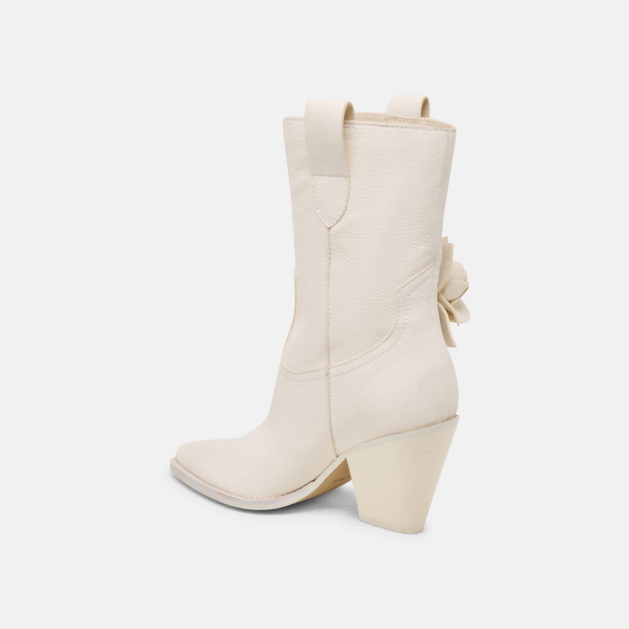 Jaket Boots Off-White Nubuck Leather Ankle Boots for Women - Stylish & Comfortable Casual Wear, Outdoor Walking, and Everyday Fashion