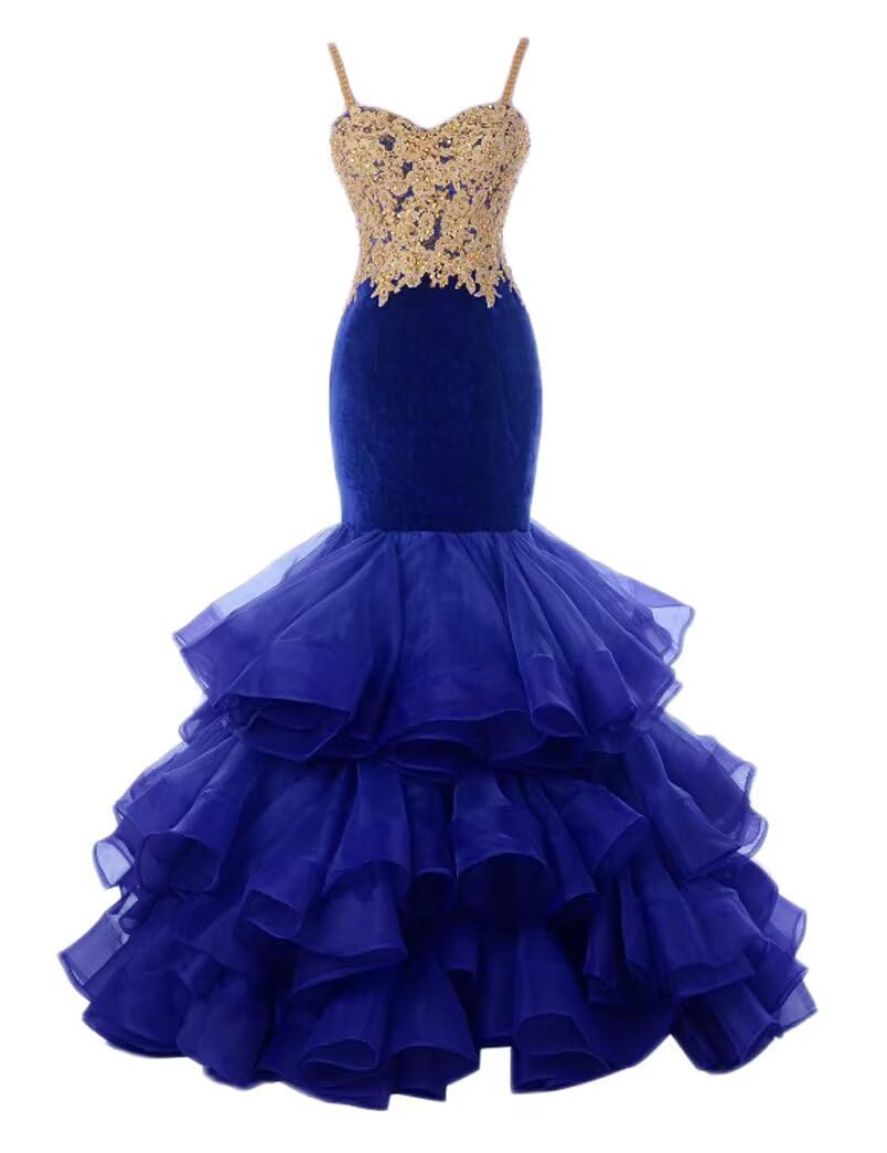 Elegant Women's Lace Appliques Mermaid Wedding Evening Dress - Velvet Sweetheart Formal Party Gown for Brides, Prom & Special Occasions