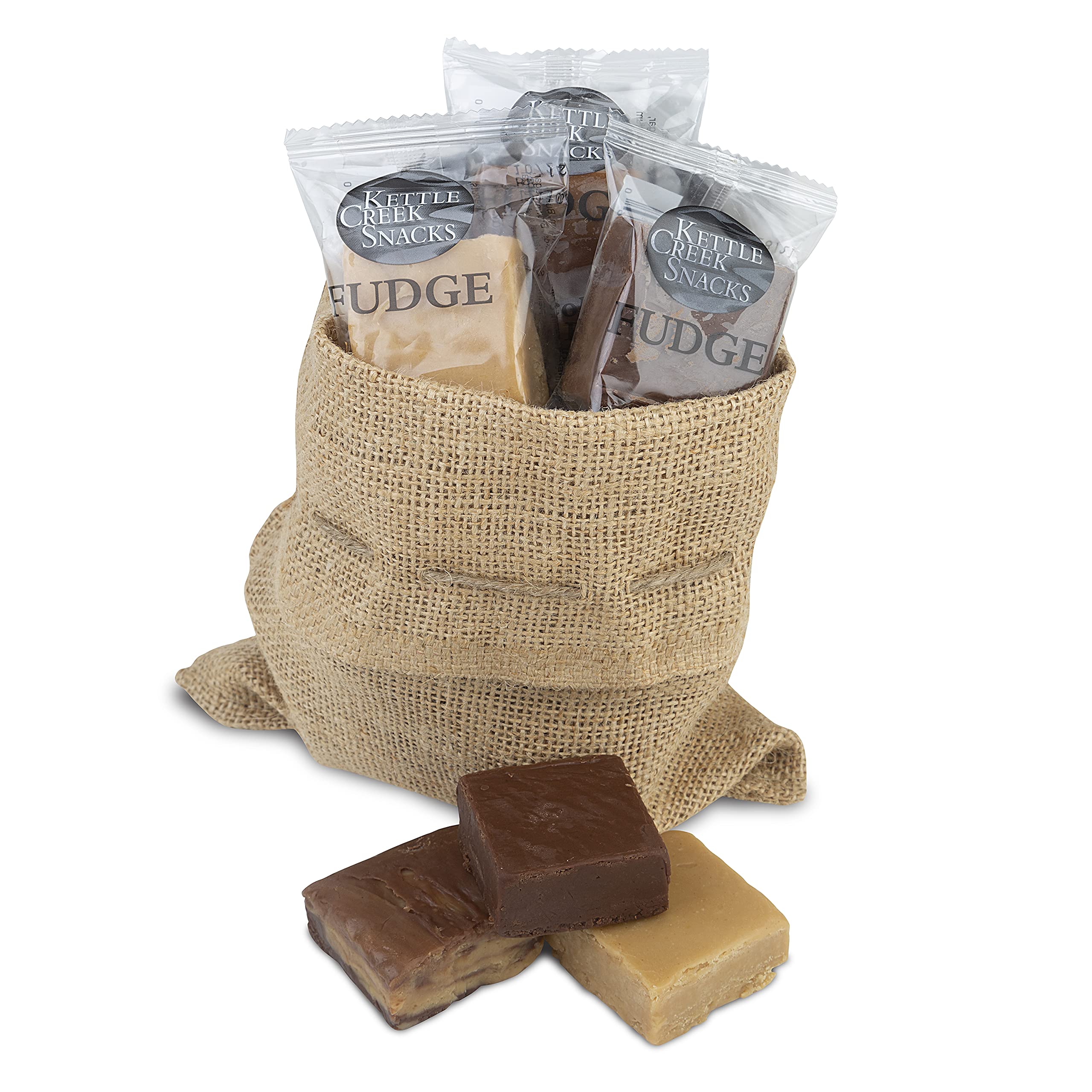 Kettle Creek Snacks Assorted Country Style Fudge - 12 Pack (2 Oz Each) | Individually Wrapped Gourmet Chocolate Treats for Gifts, Parties & Office Snacks