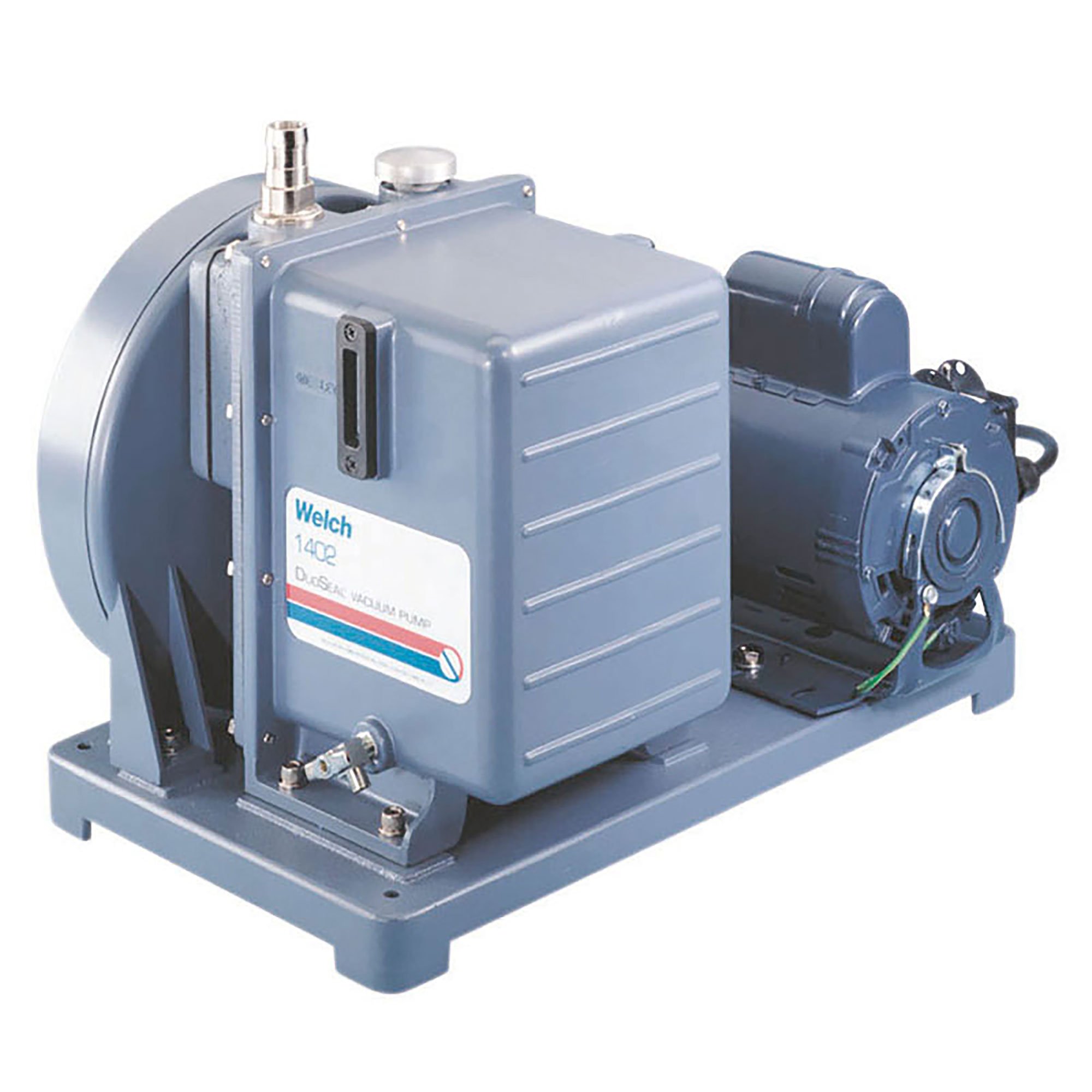 Welch Vacuum 1402B-01 DuoSeal Belt-Drive Vacuum Pump 160 LPM 115V - High Performance Lab Vacuum Pump for Chemistry, Research & Industrial Applications