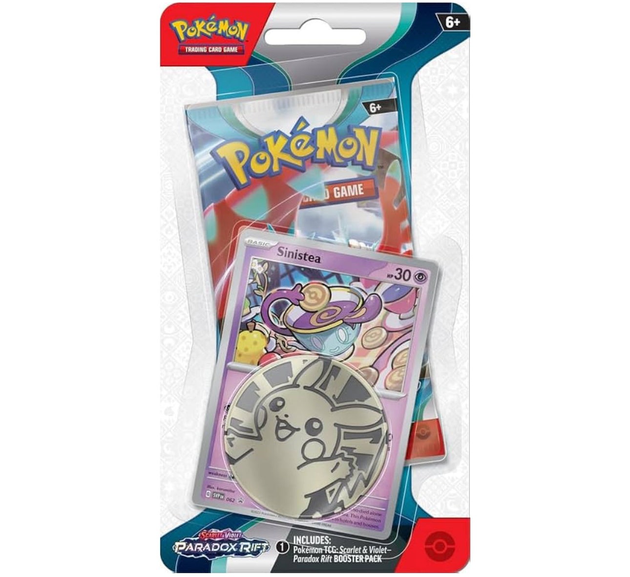 Pokemon Scarlet & Violet Paradox Rift Checklane Blister Pack - Exclusive Trading Cards for Collectors & Battles | Perfect for Tournaments, Gifts & Display
