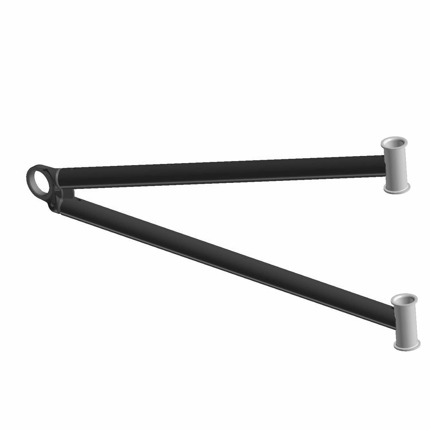 Genuine OEM Polaris Ranger Front Lower Control Arm - Medium Gloss Black (Part 1017080-067) | Perfect for Off-Road Vehicle Maintenance & Repair | ATV & UTV Replacement Part