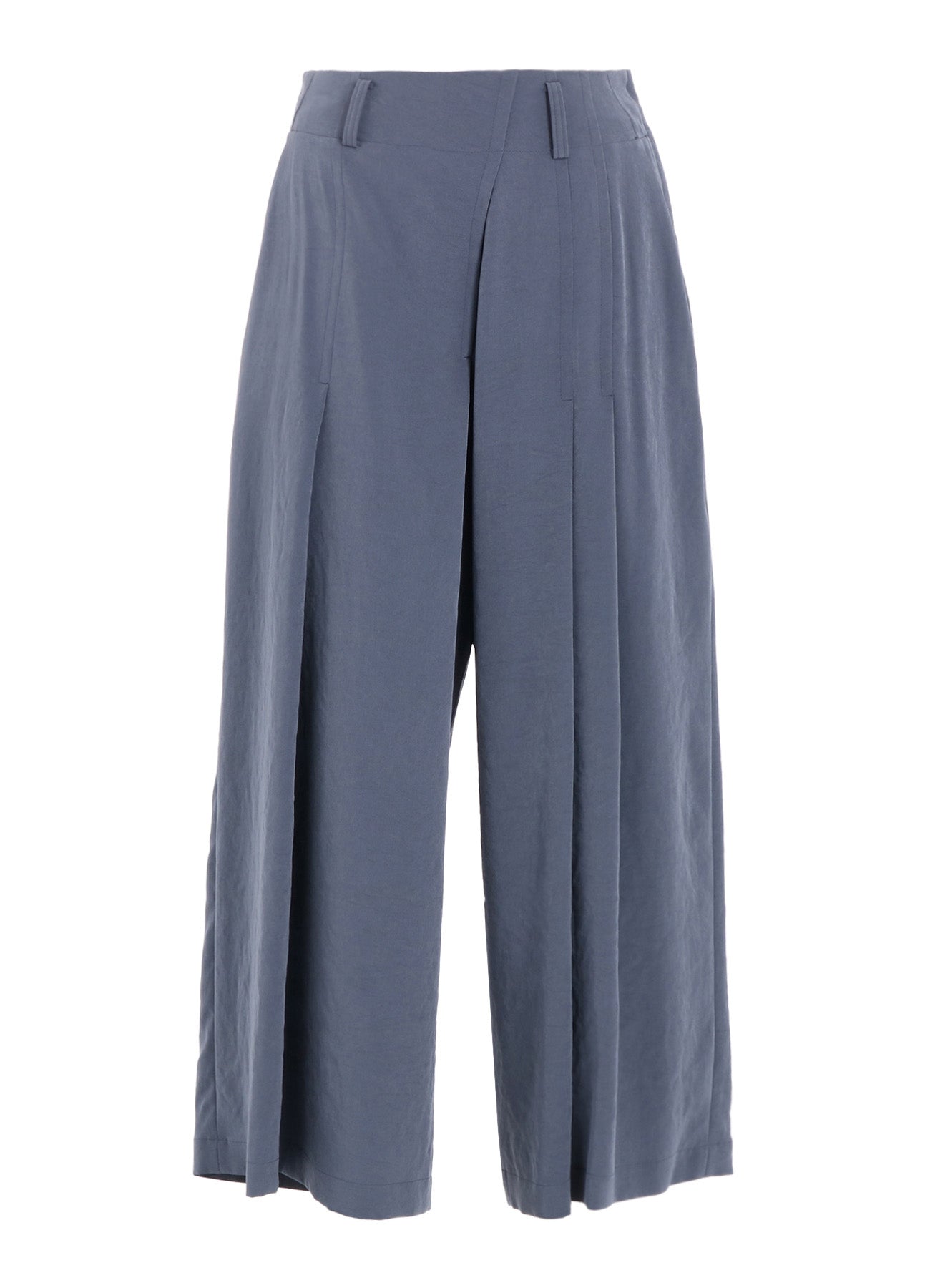 Crepe de Chine Random Tuck Pants for Women - Elegant High Waist Flowy Trousers for Office, Party & Casual Wear | Comfortable & Stylish