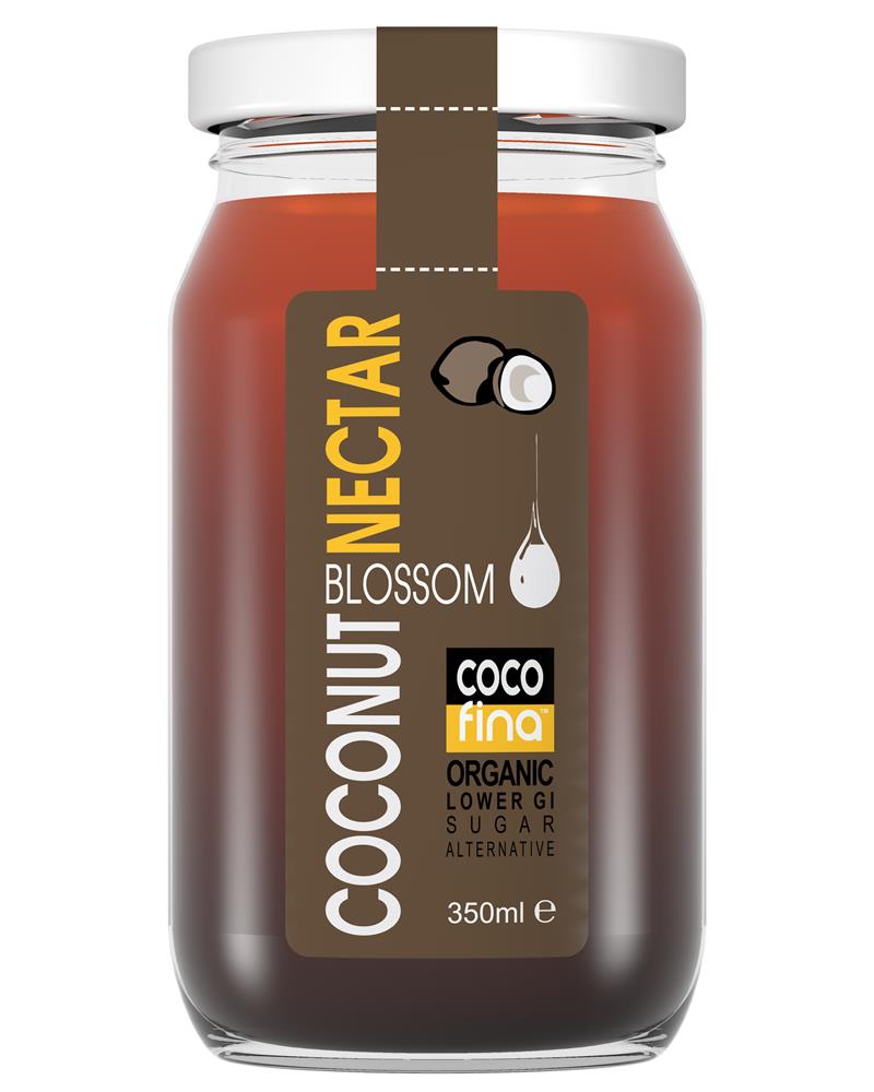 Organic Coconut Flower Nectar by Cocofina - 350ml | Natural Sweetener for Coffee, Tea & Baking | Vegan, Gluten-Free, Non-GMO | Perfect for Healthy Lifestyles & Paleo Diets