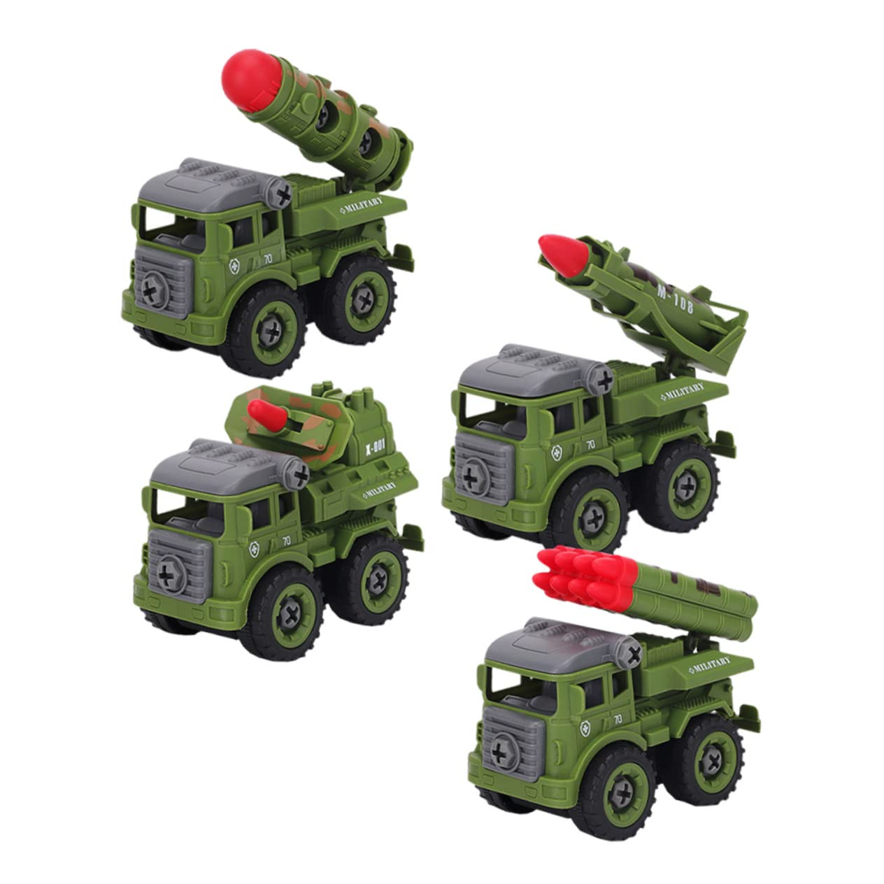 1 Set DIY Assembly Toy Car - Tank Battle Truck Puzzle for Kids, Children's Simulation Vehicle, Detachable Plastic Preschool Educational Toy - Perfect for Pretend Play, Birthday Gifts & STEM Learning