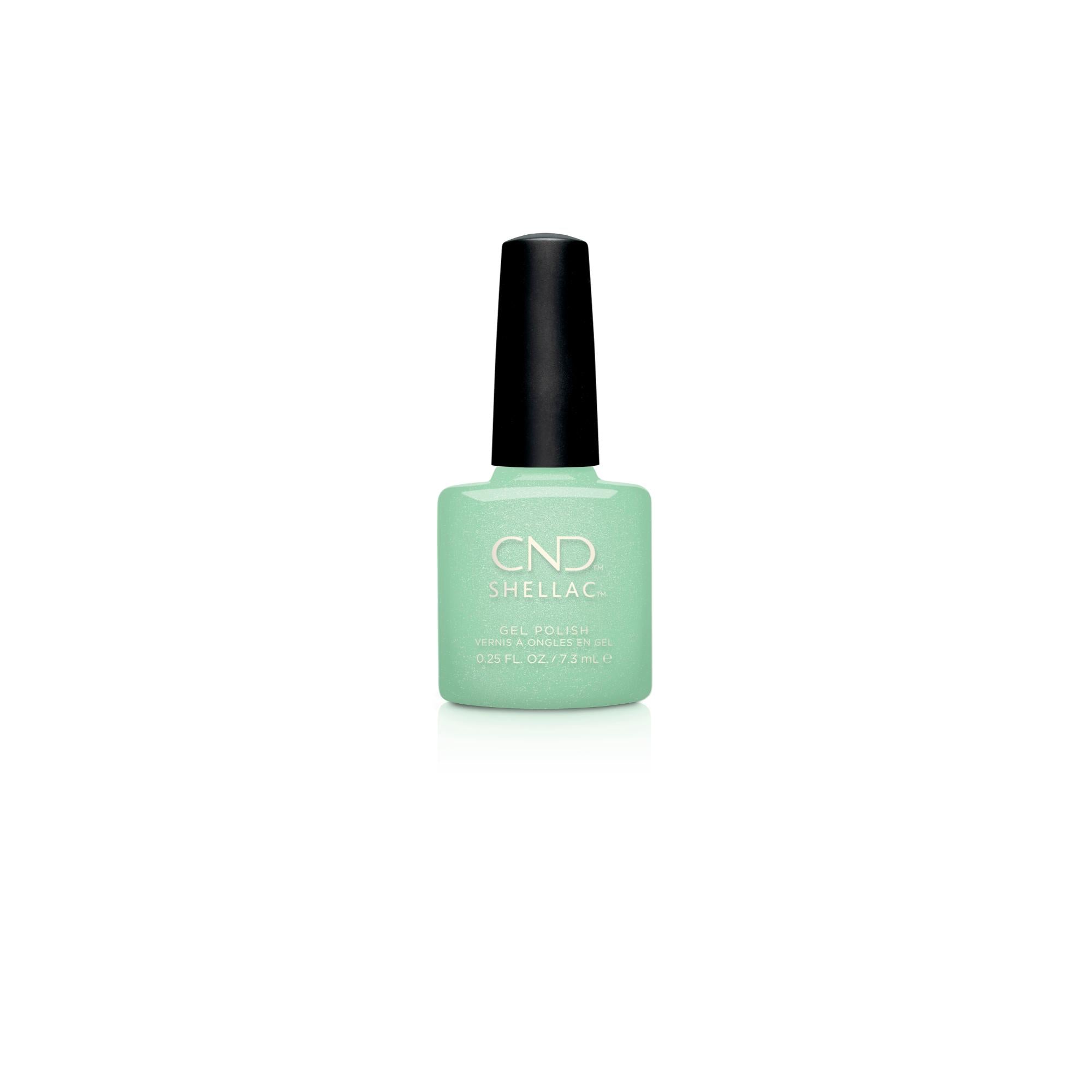 CND Shellac Nail Polish - Mint Meditation 0.25 fl oz (7.5ml) - Long Lasting Gel Polish for Manicures & Pedicures - Perfect for Salon & Home Nail Care
