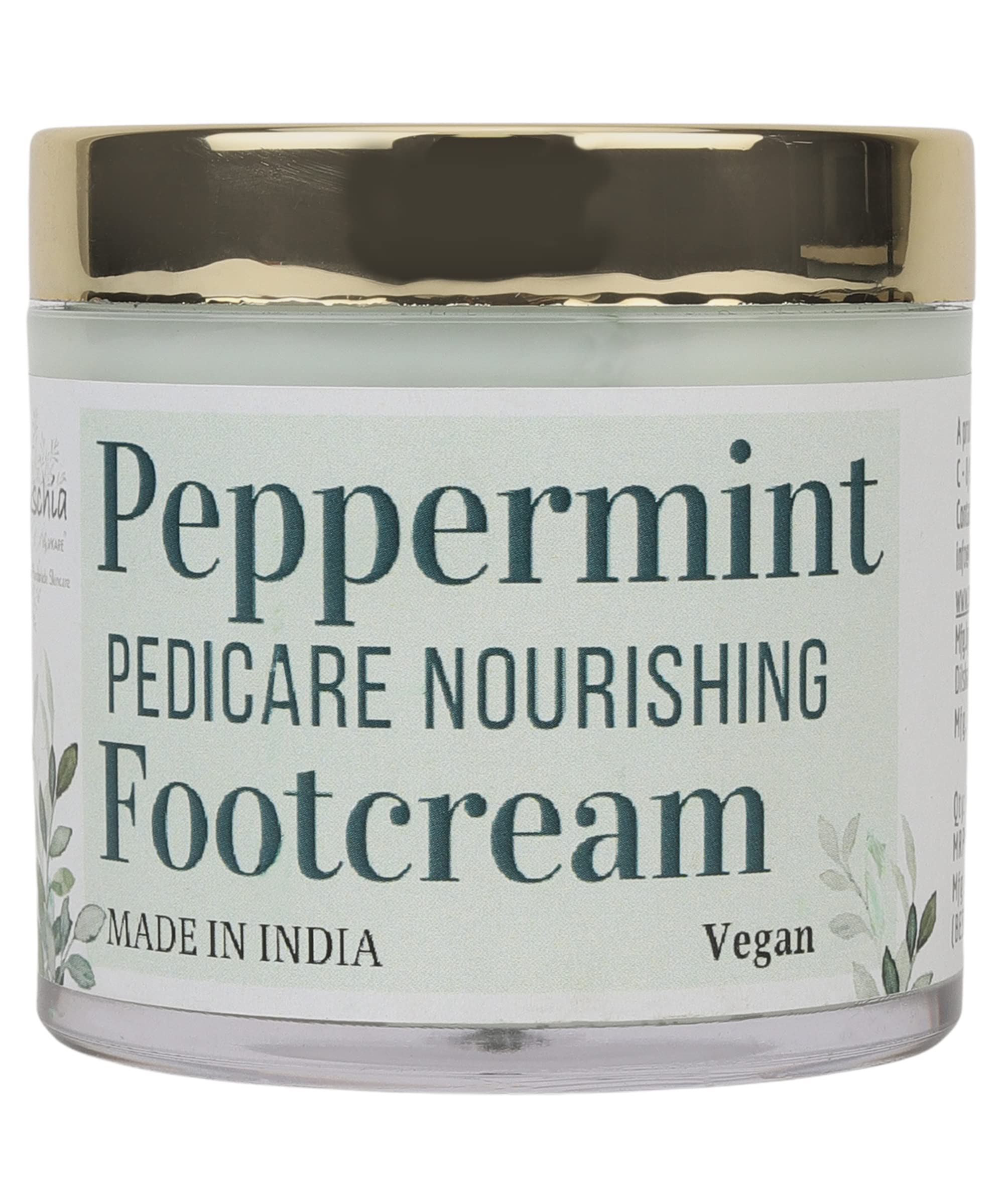 Fuschia Pedicare Nourishing Foot Cream for Rough, Dry & Cracked Heels - Moisturizing Heel Repair with Aloe Vera & Peppermint - Perfect for Daily Foot Care & Cracked Heel Treatment at Home
