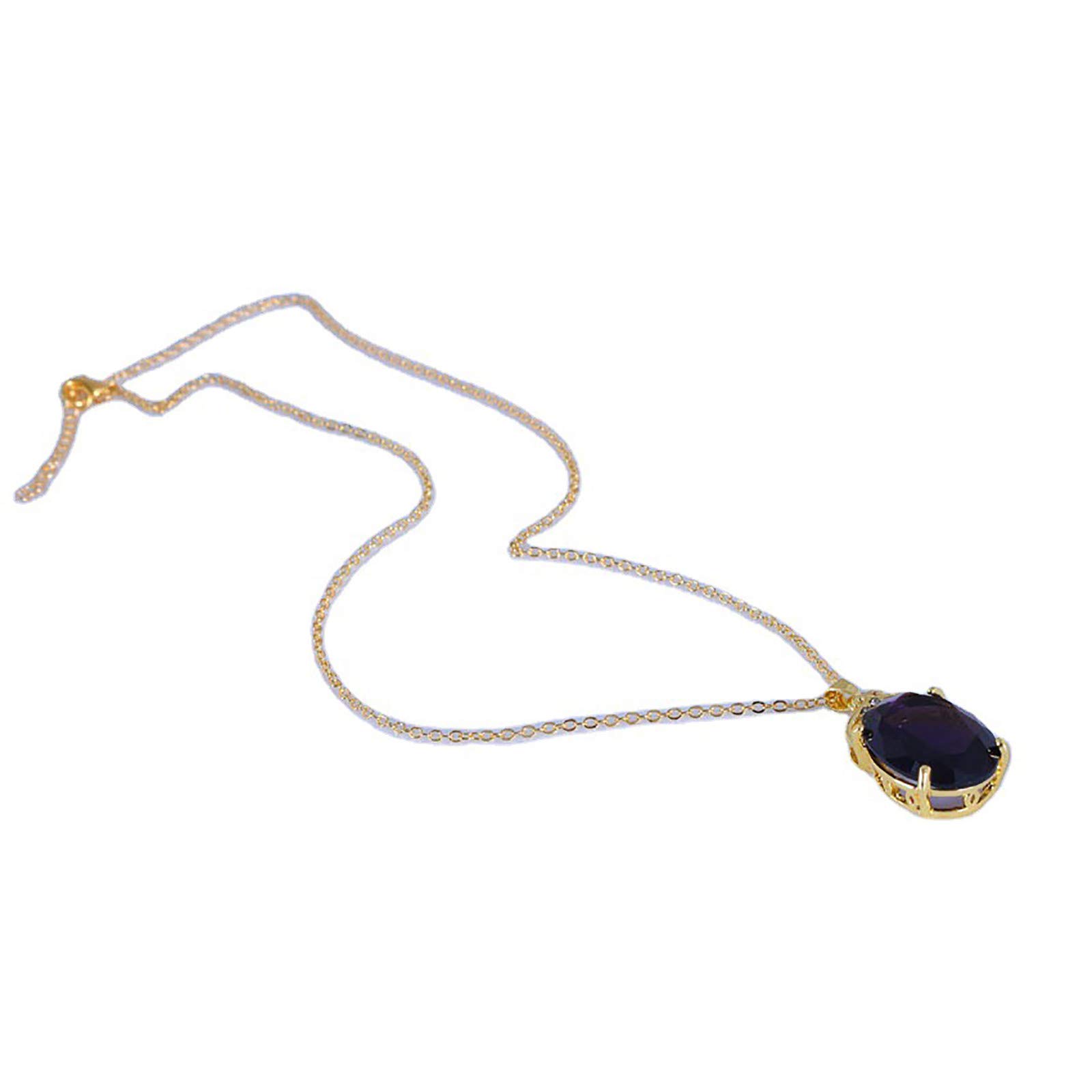 Elegant Bohemian Clavicle Necklace for Women - Red Crown Pendant Fashion Jewelry | Perfect for Parties, Date Nights & Boho Outfits