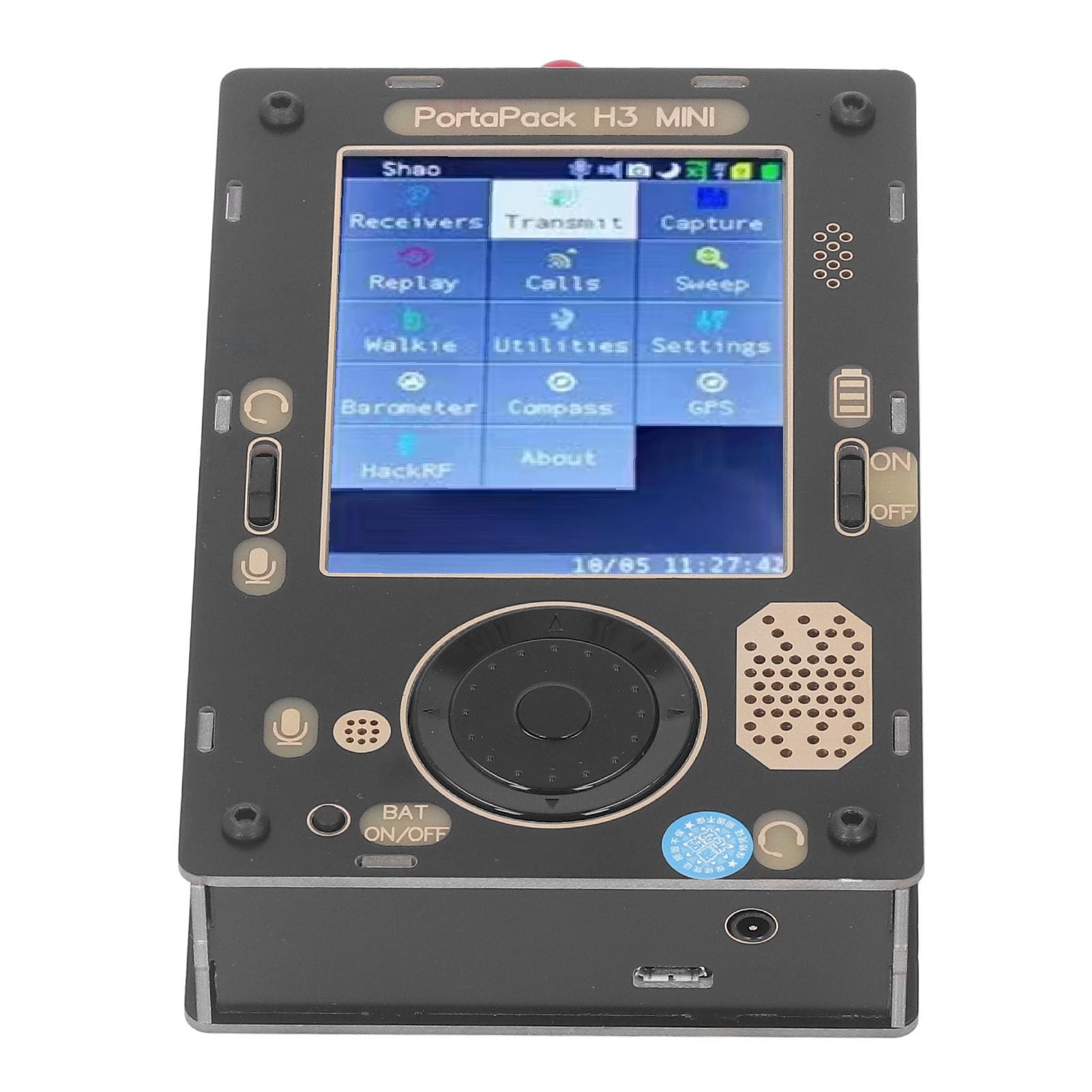 Portable SDR Transceiver 1MHz-6GHz with 3.2