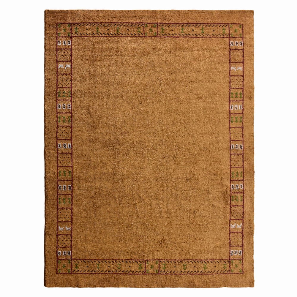 Handmade Cairo Hand Knotted Wool Rug - Traditional Oriental Area Rug for Living Room, Bedroom & Home Decor