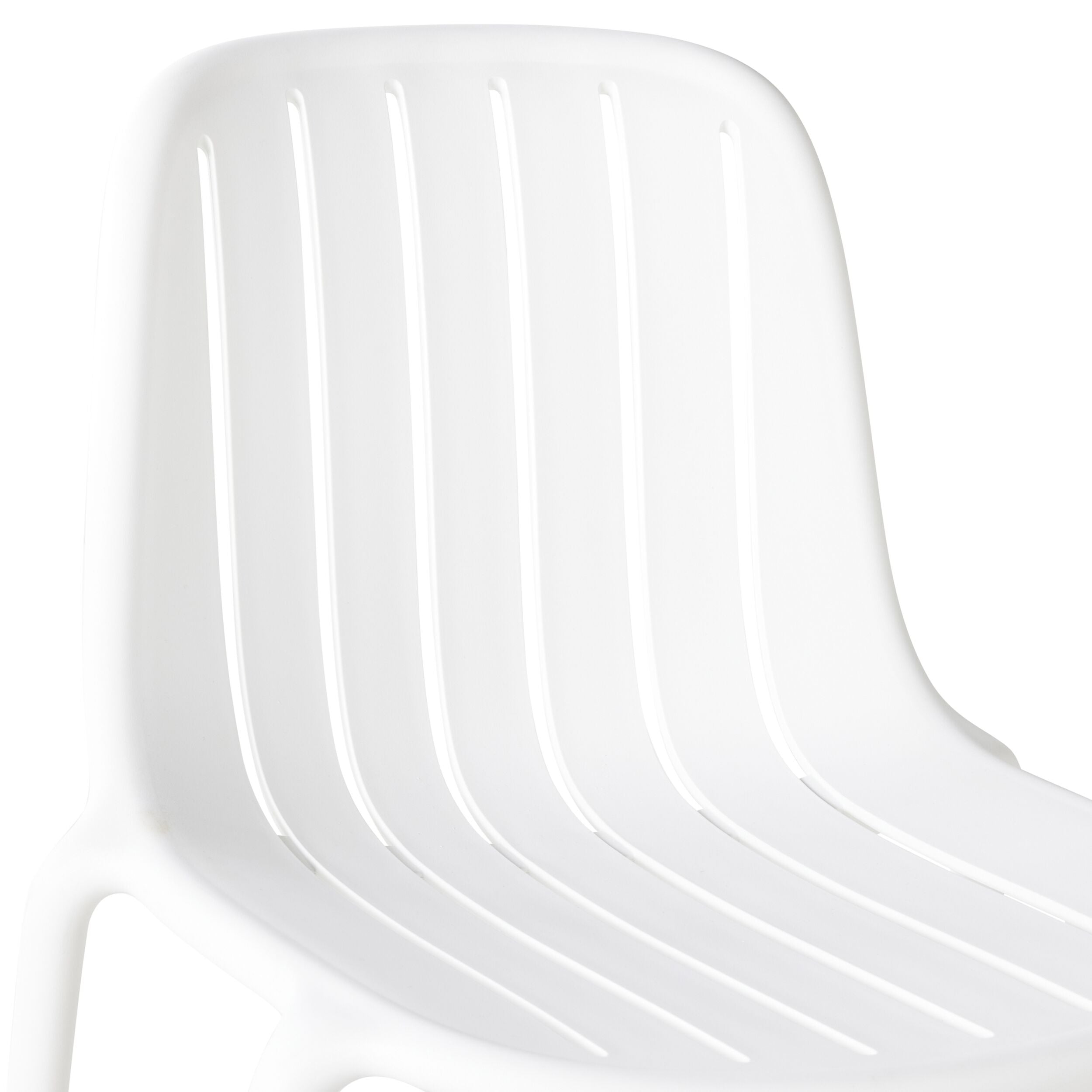 Blanka Modern Dining Chair in White - Elegant & Comfortable for Kitchen, Dining Room, and Office Use