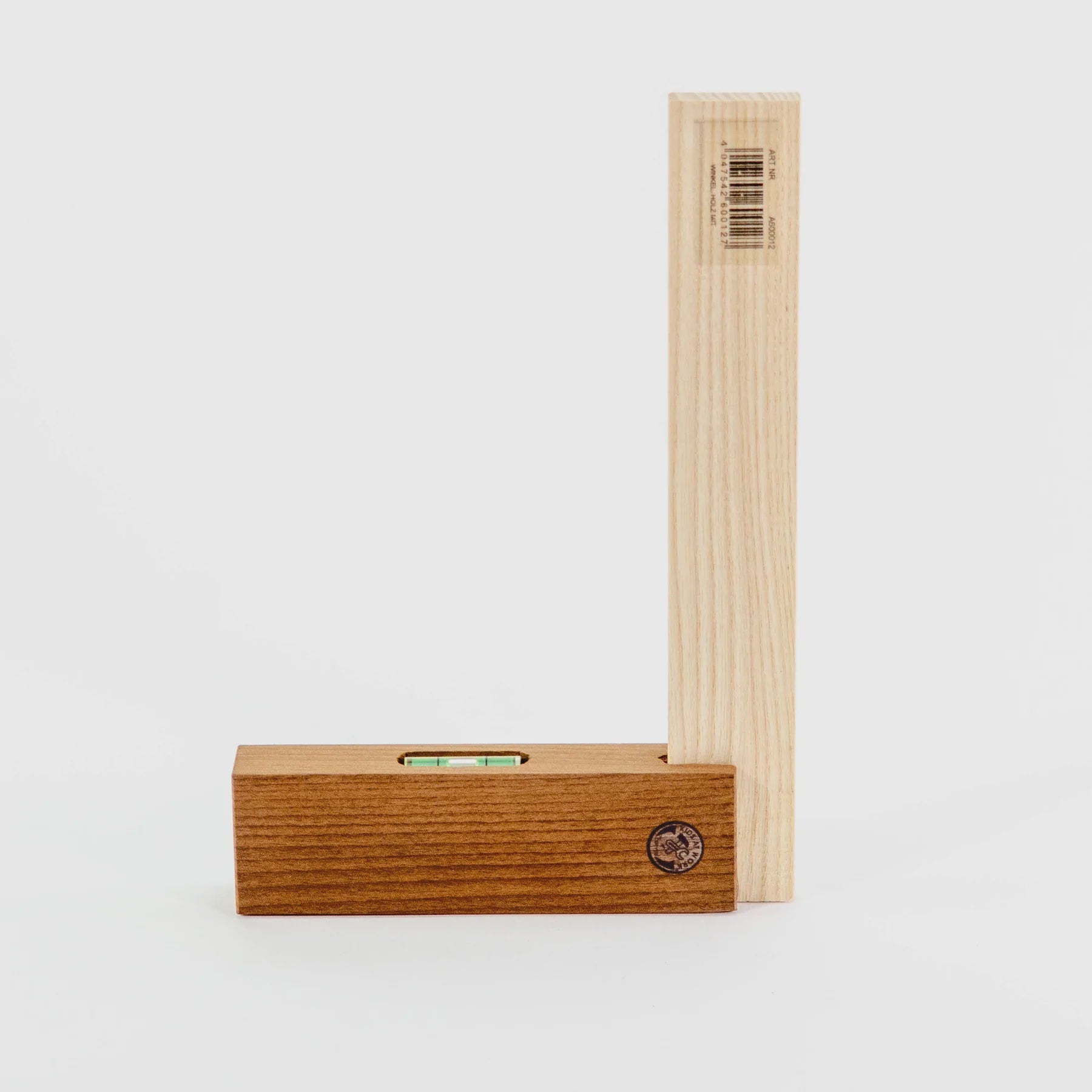 Kids Wooden Angle Ruler with Spirit Level - Perfect for DIY Projects, Woodworking, and STEM Learning Activities
