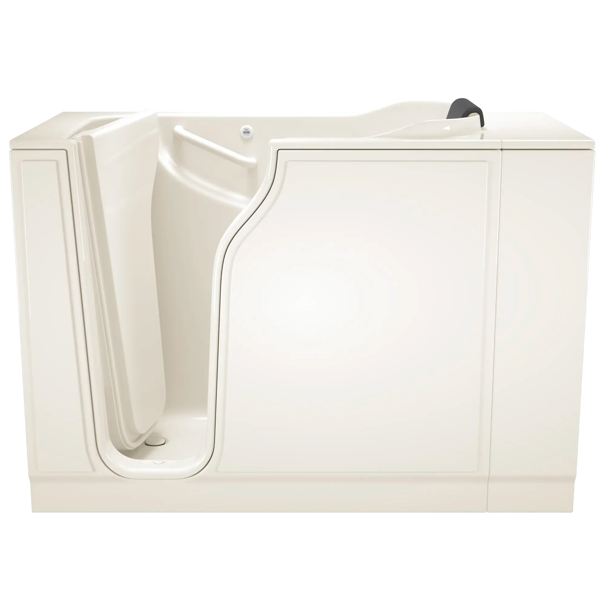 Premium Gelcoat 30 x 52 Inch Walk-in Bathtub with Soaker System - Left Hand Drain - Ideal for Elderly & Mobility Impaired - Non-Slip Safety Tub for Home Bathroom