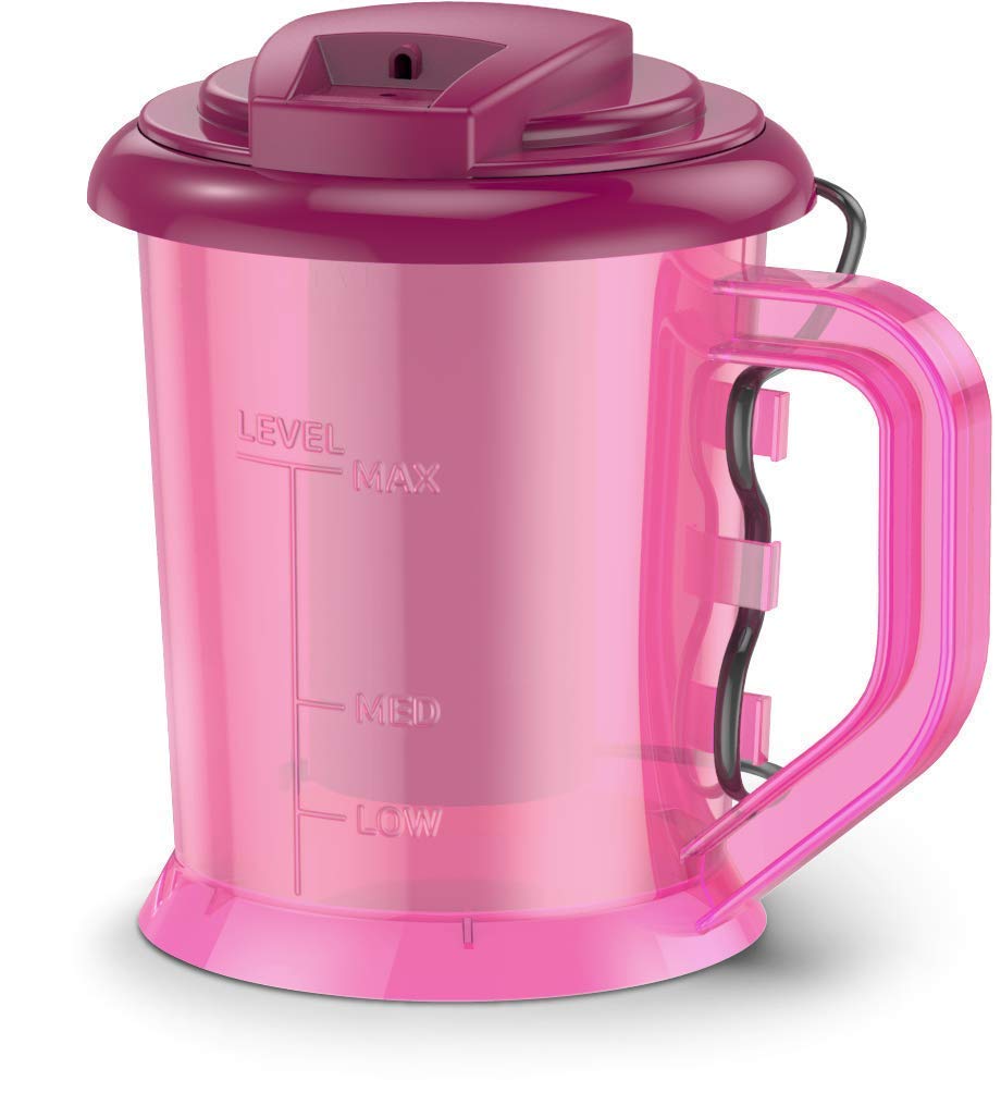 VELLIQUE Facial & Nose Vaporizer Steamer with 2 Attachments - Pink Portable Sauna for Sinus Relief, Cold & Allergy Relief - Perfect for Home Spa, Travel & Respiratory Care