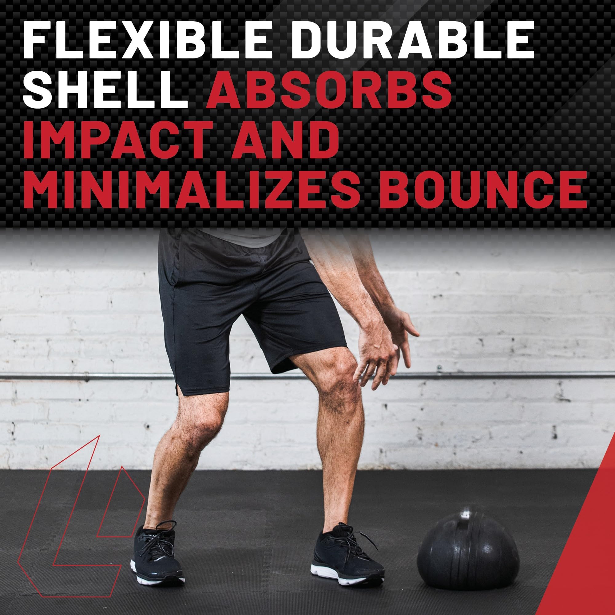 Lifeline Fitness Weighted Slam Ball - Heavy Duty Workout Ball for CrossFit, HIIT, Strength Training - Perfect for Home Gym, Functional Fitness & Outdoor Training