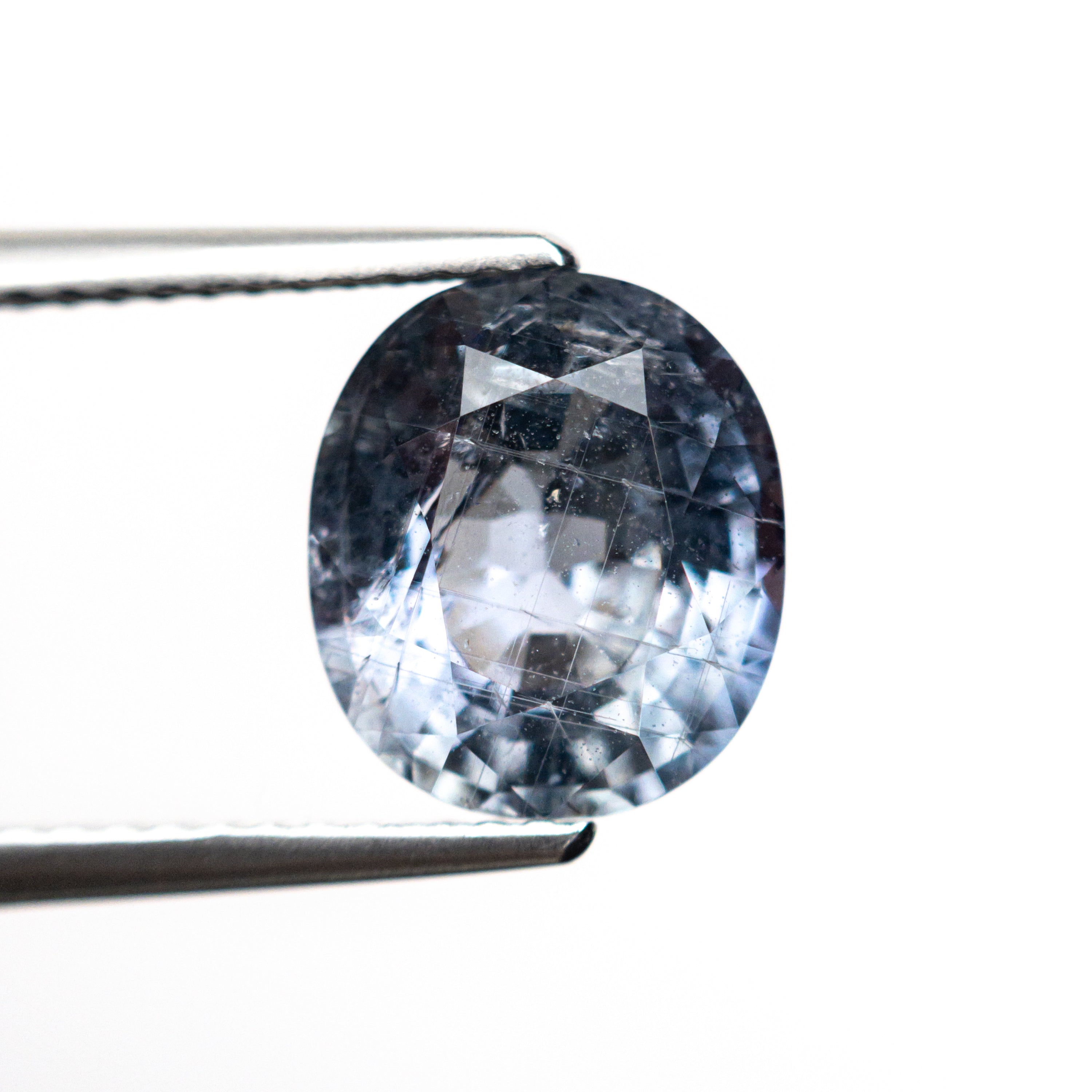3.49ct Oval Brilliant Blue Sapphire Gemstone - 9.49x8.30x5.18mm Natural Loose Sapphire for Jewelry Making (25937-01) | Perfect for Engagement Rings, Necklaces & Earrings