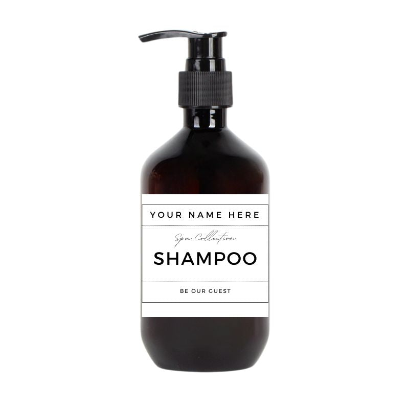 SPA Design Personalized Refillable Pump Bottle Set - 3 Pack Luxury Bathroom Essentials for Shampoo, Lotion & Liquid Soap | Perfect for Home Spa, Salon & Travel Organizers