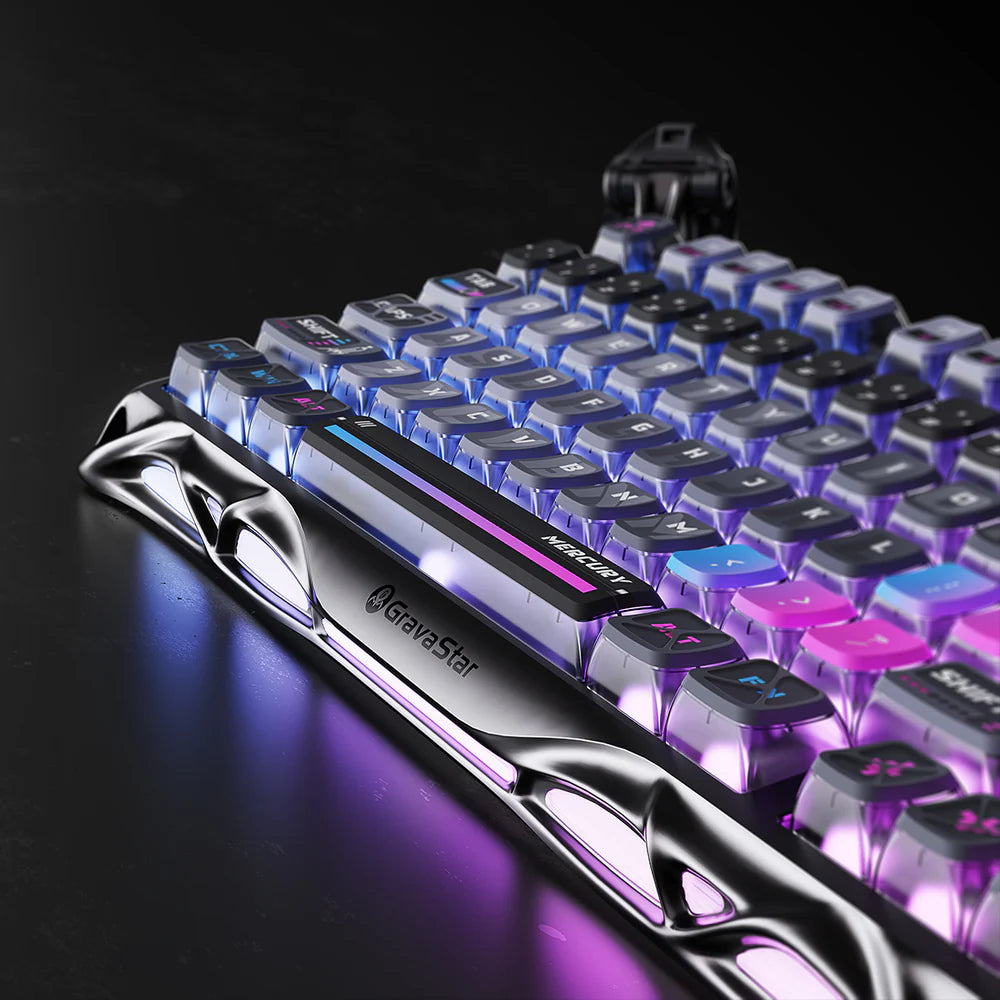 Mercury K1 Pro Special Edition Cyberpunk Gaming Keyboard - Mechanical RGB Backlit for PC, Mac, PS5 - Perfect for Esports, FPS & MMO Gaming