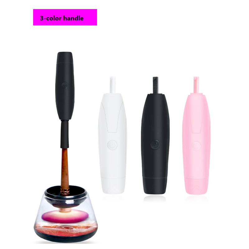 Electric Makeup Brush Cleaner Set - Professional Automatic Cosmetic Brush Washer with Drying Stand - Perfect for Home & Salon Use - Great Gift for Makeup Lovers