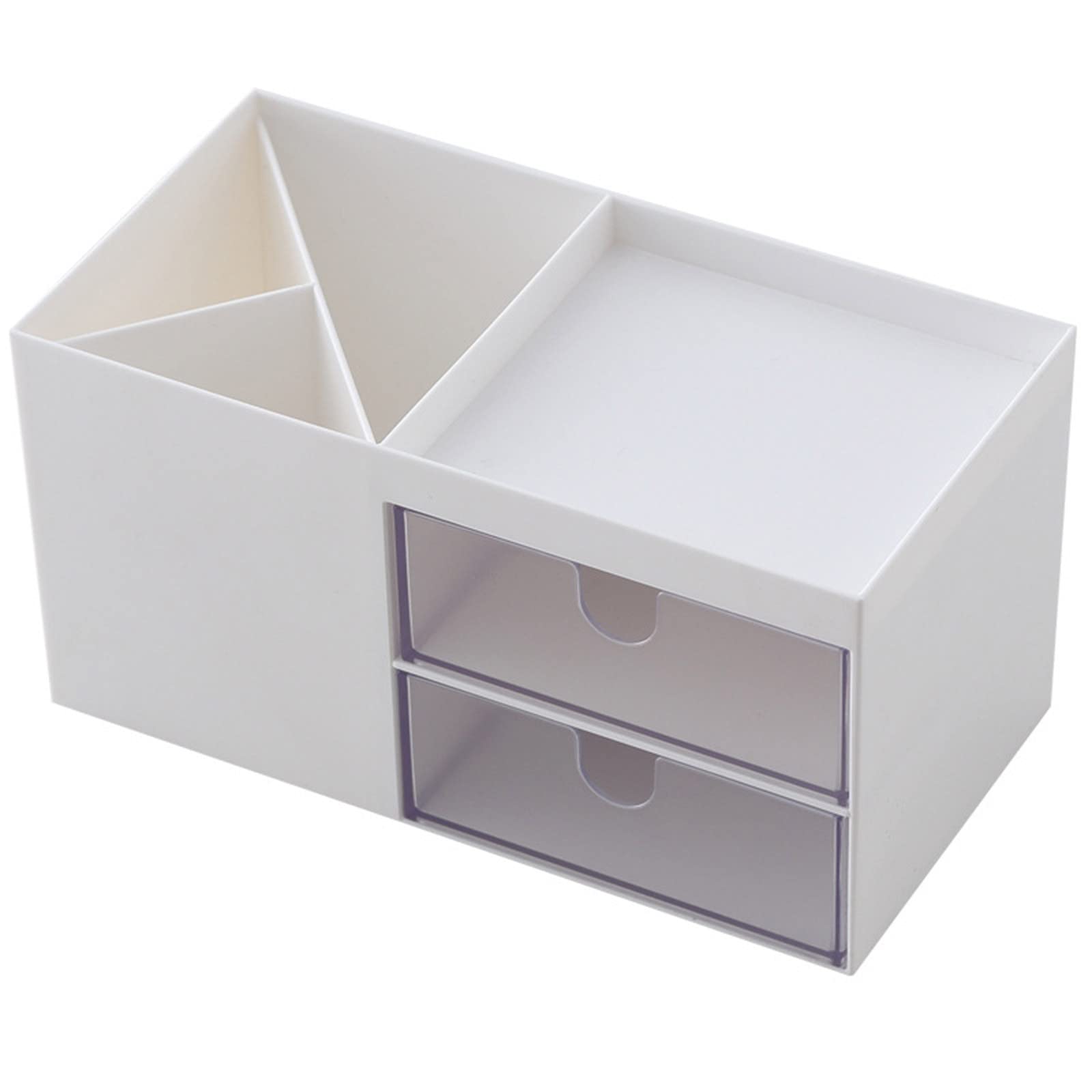 Comigeewa Desk Organizer Set - 6-Piece Office Desk Accessories with Storage Box, Vanity & Makeup Organizer for Home & Office Use | Perfect for Desk Organization, Cosmetic Storage & Workspace Decluttering