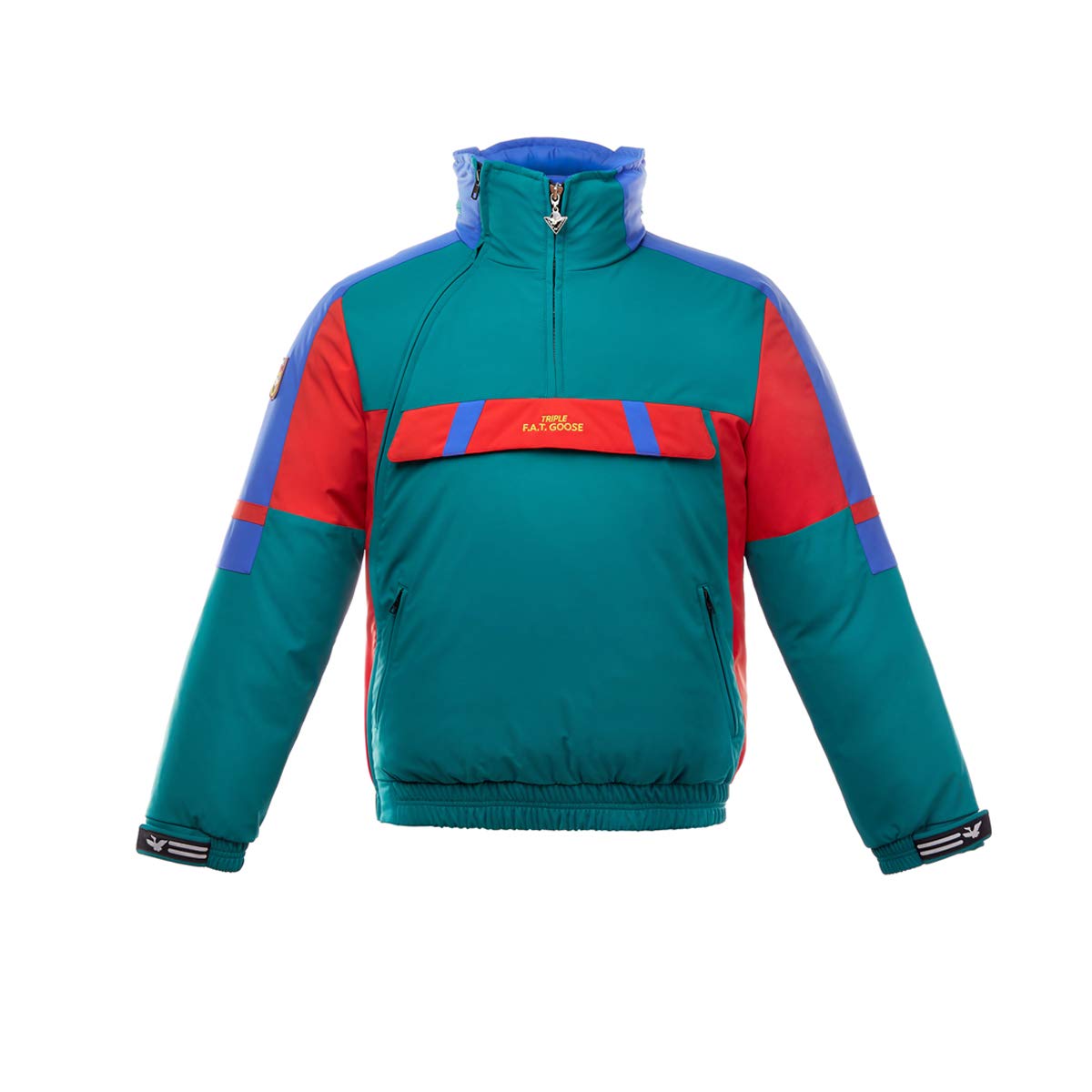 Triple F.A.T. Goose Sheffield Men's Down Jacket - Retro Ski Suit for Winter Sports | 80s Vintage Ski Gear for Cold Weather & Outdoor Adventures | Perfect for Skiing, Snowboarding & Urban Streetwear Fashion