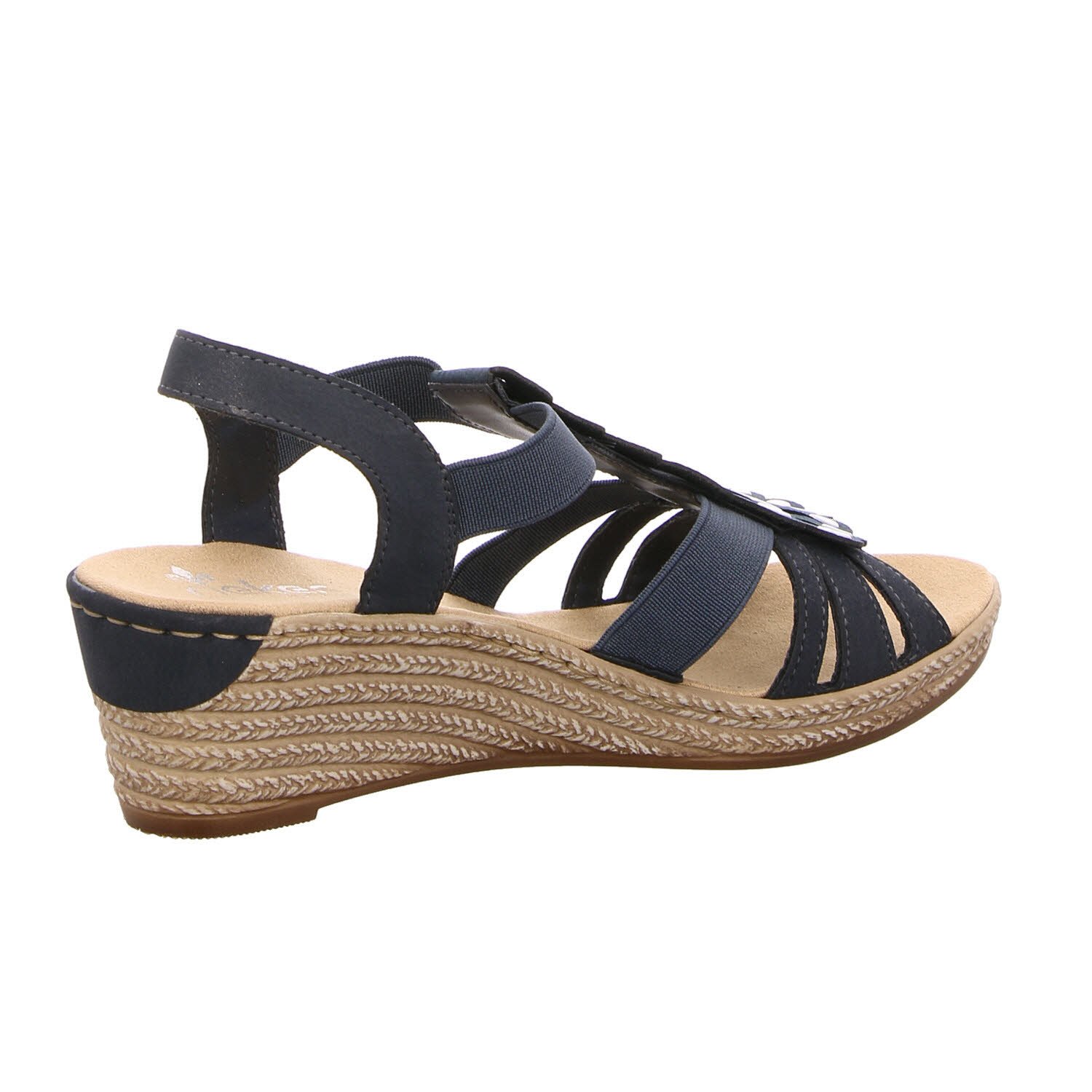 Rieker Women's Comfortable Synthetic Leather Sandals - Lightweight & Stylish for Summer, Beach, and Casual Wear