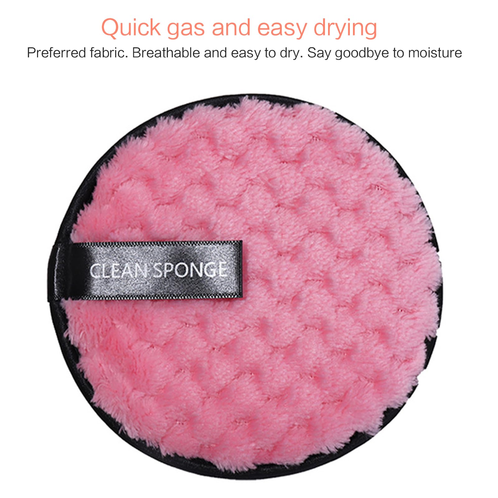 Eco-Friendly Reusable Makeup Remover Pads - Soft Microfiber Face Cloths for All Skin Types | Gentle Makeup-Eraser & Cleansing Pads | Perfect for Daily Makeup Removal, Travel & Sustainable Beauty Routine