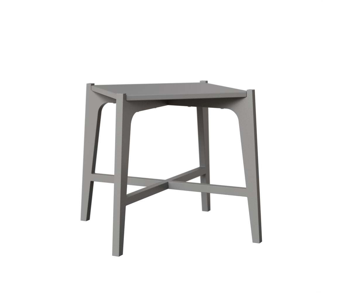 Berlin Gardens MGP Square Side Table - Modern Outdoor Patio Furniture for Garden, Deck, Poolside & Balcony Use