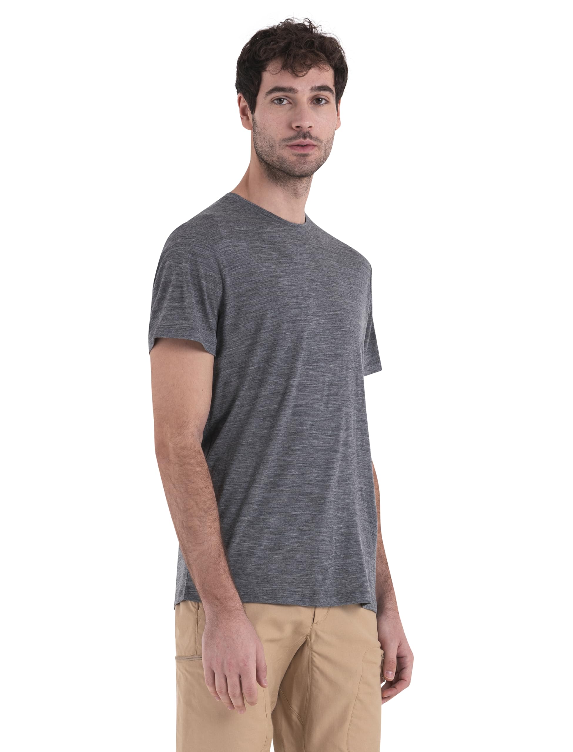 ICEBREAKER Men's Long Sleeve Button Down Shirt - Breathable & Lightweight for Outdoor Adventures & Casual Wear