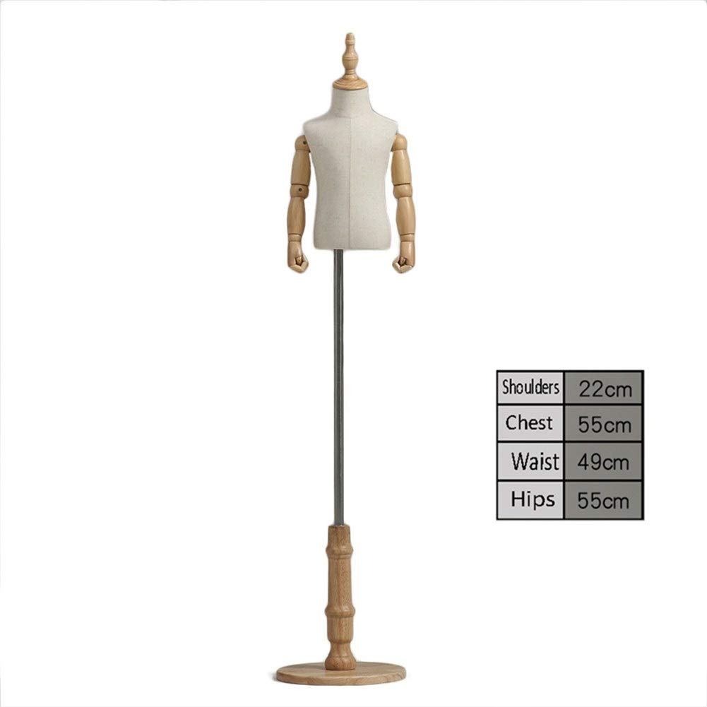 CHAXIA Kids Mannequin Torso for 2-4 Year Olds - Solid Wood Base Clothing Display Dummy for Retail Stores & Boutiques | Easy Assembly for Children's Fashion Showrooms