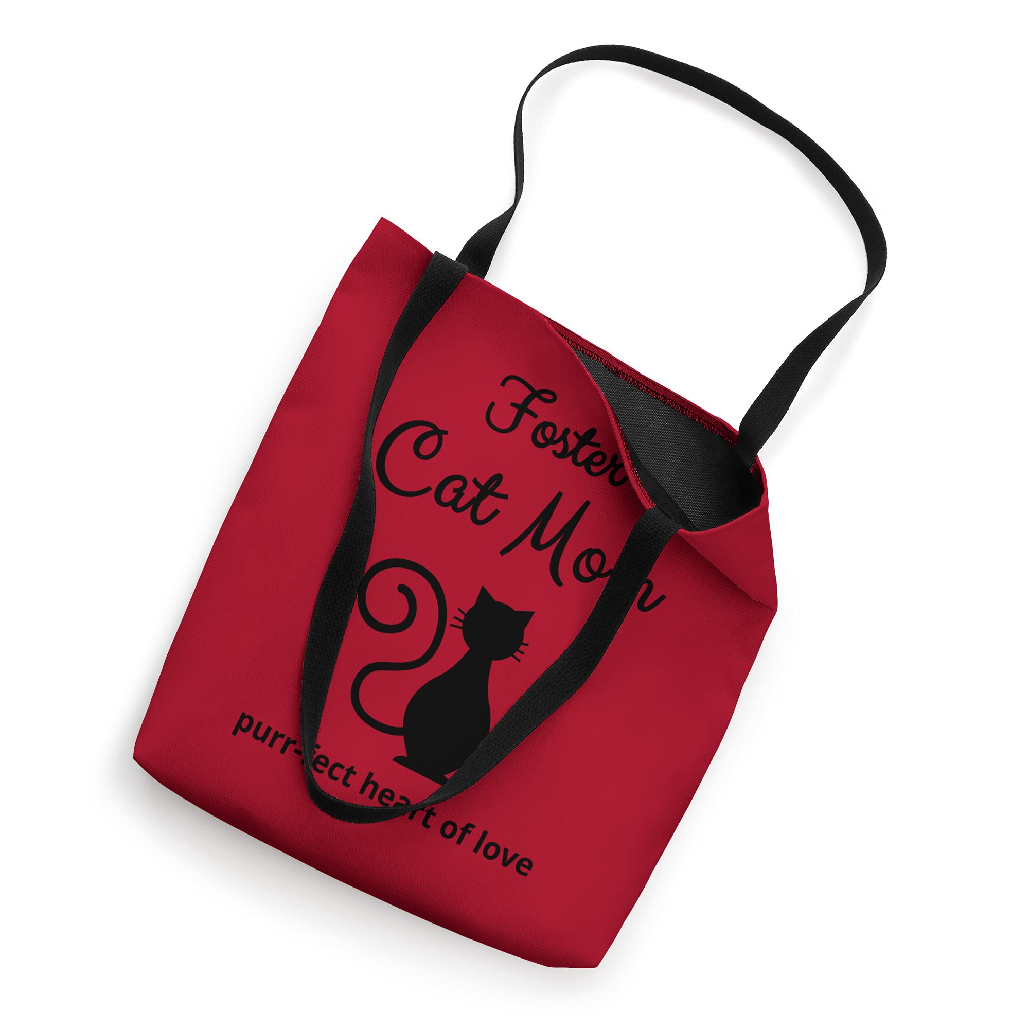 Stylish Cat Foster Mom Tote Bag - Durable & Spacious Cat Rescue Gift for Women - Perfect for Groceries, Work & Volunteer Days