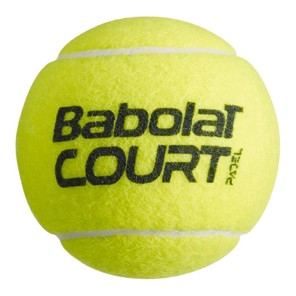 Babolat Court Padel Balls - 3 Pack Premium Padel Tennis Balls for Outdoor & Indoor Play - Durable & High Visibility for Competitive Matches & Training