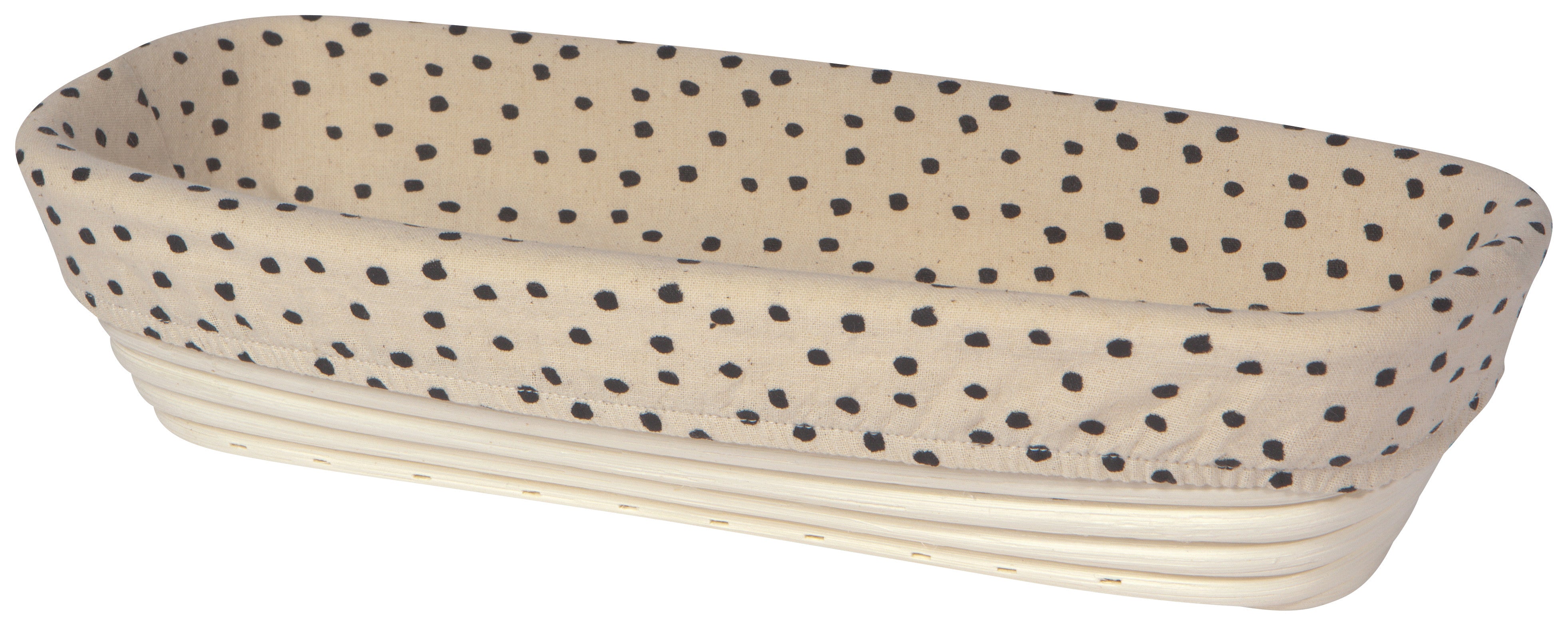 Premium Banneton Liner - Rectangle Bread Proofing Basket with Dots Design for Sourdough, Artisan Bread Baking | Perfect for Home Bakers & Professional Bakeries
