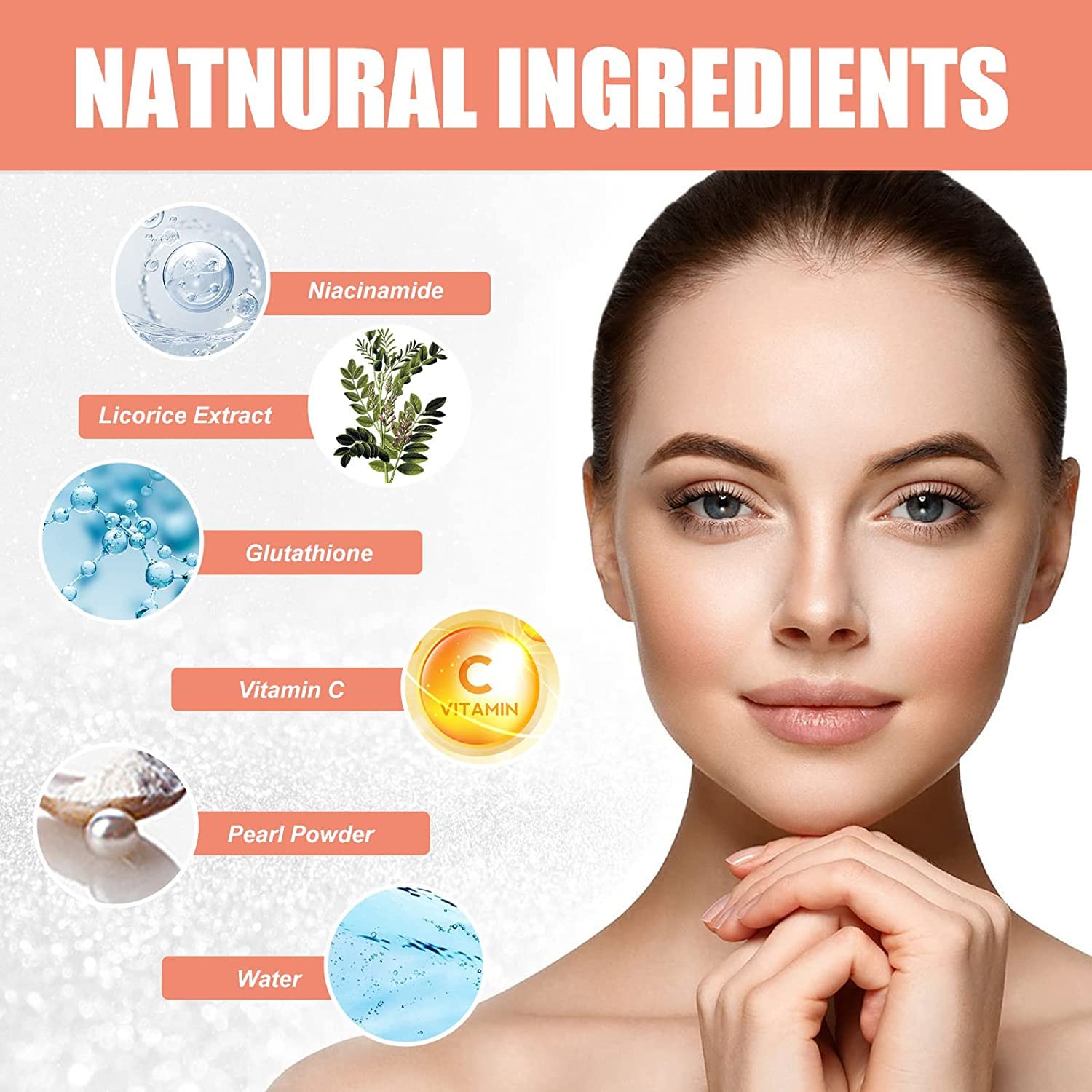 Gluta Whitening Facial Cream - Korean Moisturizing Day Cream for Brightening & Hydration | Perfect for Daily Skincare & Night Routine