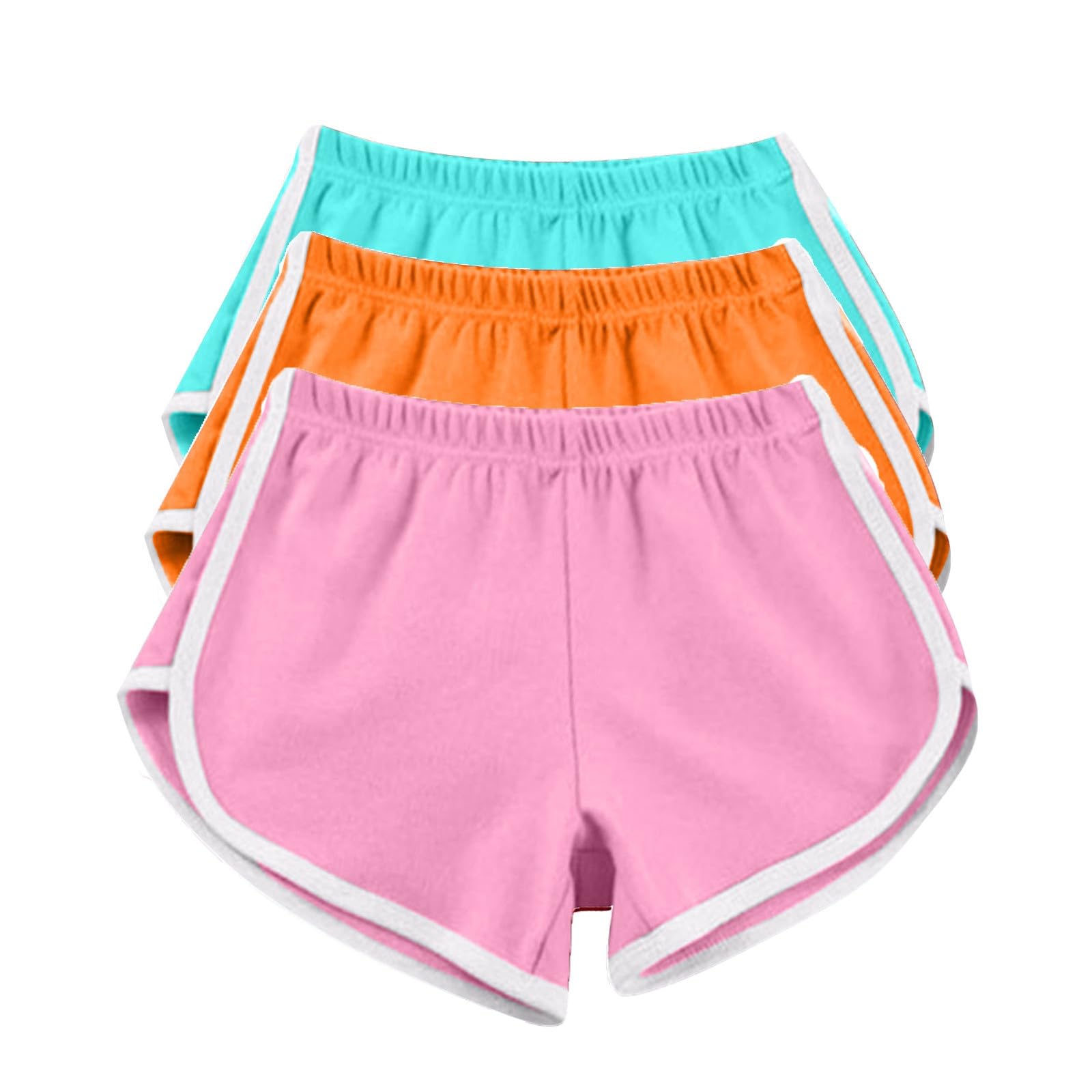 Trendy Women's Running Shorts 3-Pack - Lightweight Gym Shorts for Summer Workouts