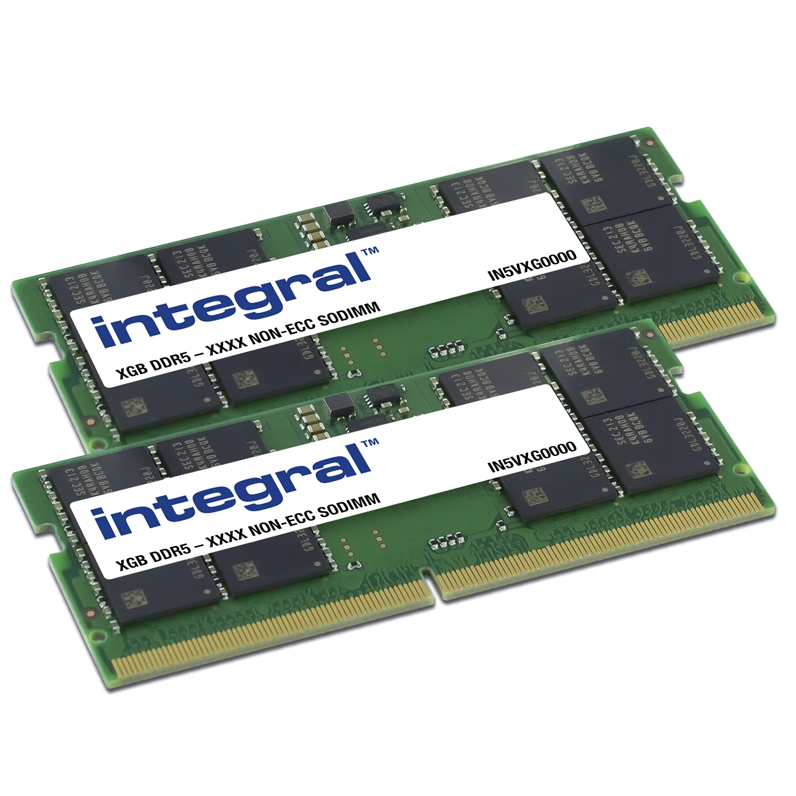 32GB (2x16GB) DDR5 5600MHz SODIMM Laptop Memory Kit - High-Speed RAM for Gaming, Video Editing & Multitasking on MacBook, Windows & Linux Notebooks